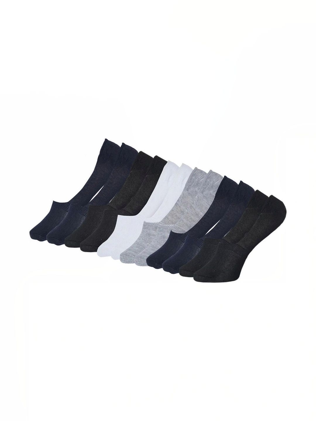 Blacktank Men Pack of 6 Cotton Shoe Liners Socks