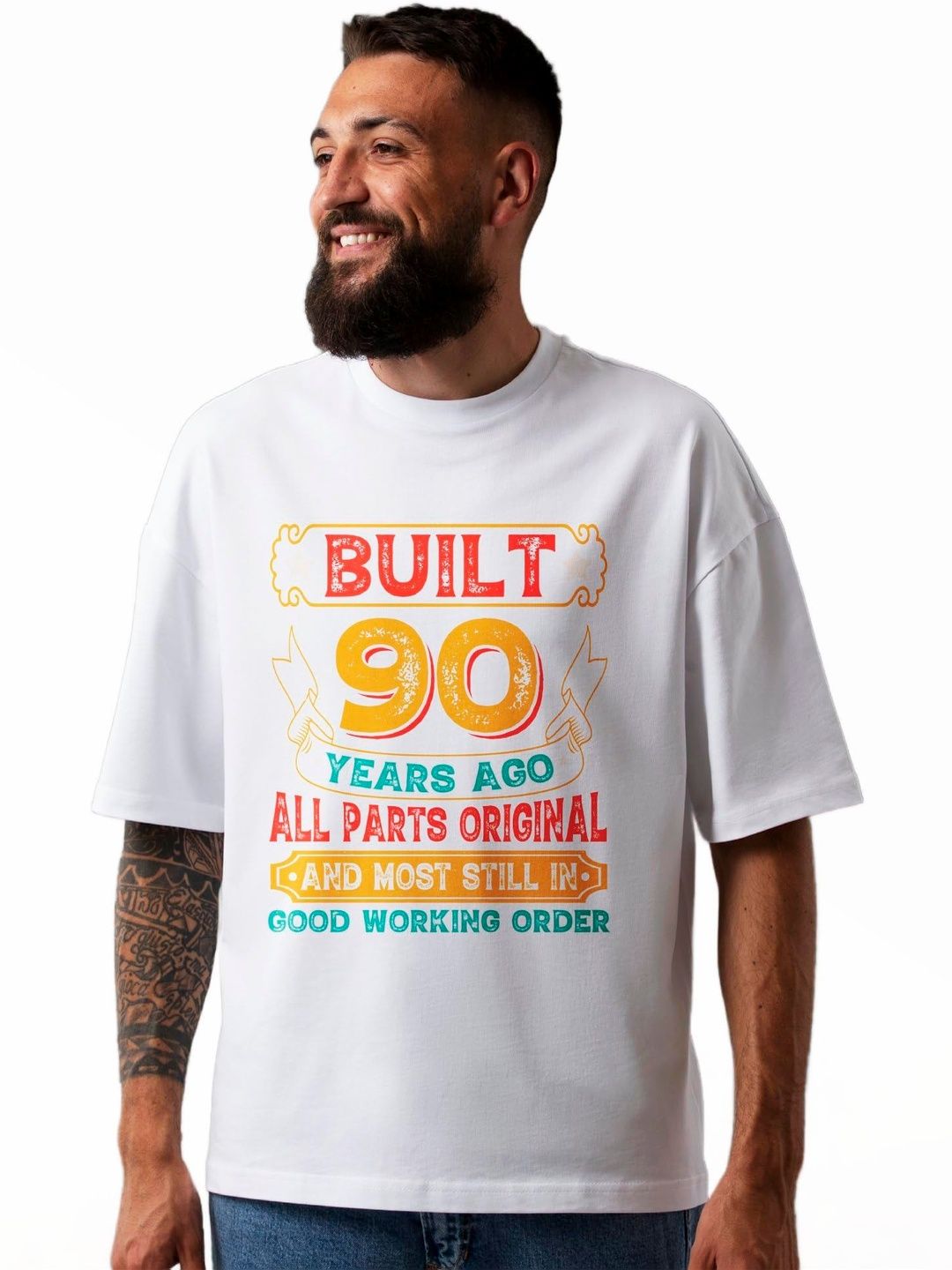Seekbuylove Men Typography Printed Bio Finish T-shirt