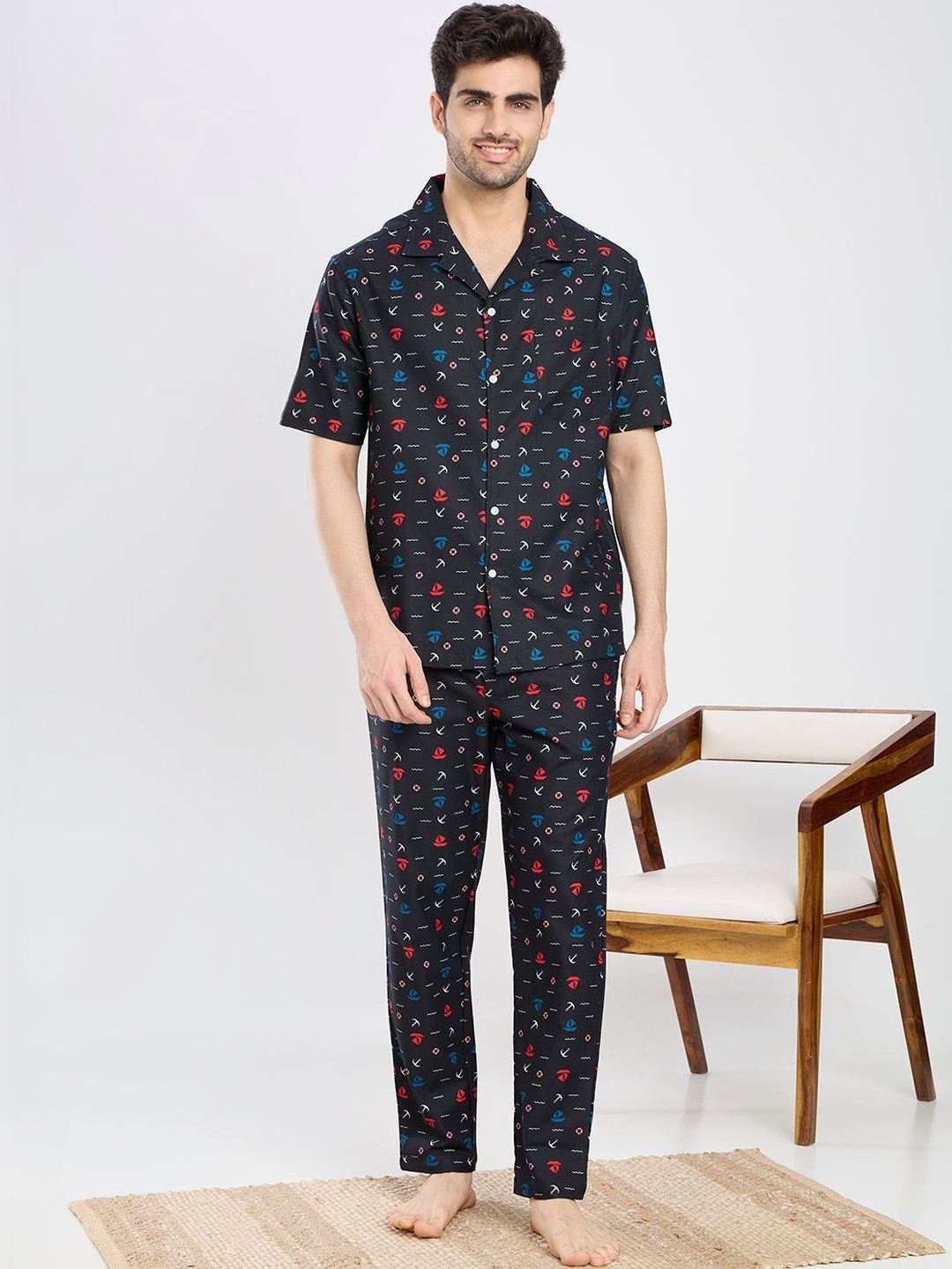 ETC Men Printed Night suit