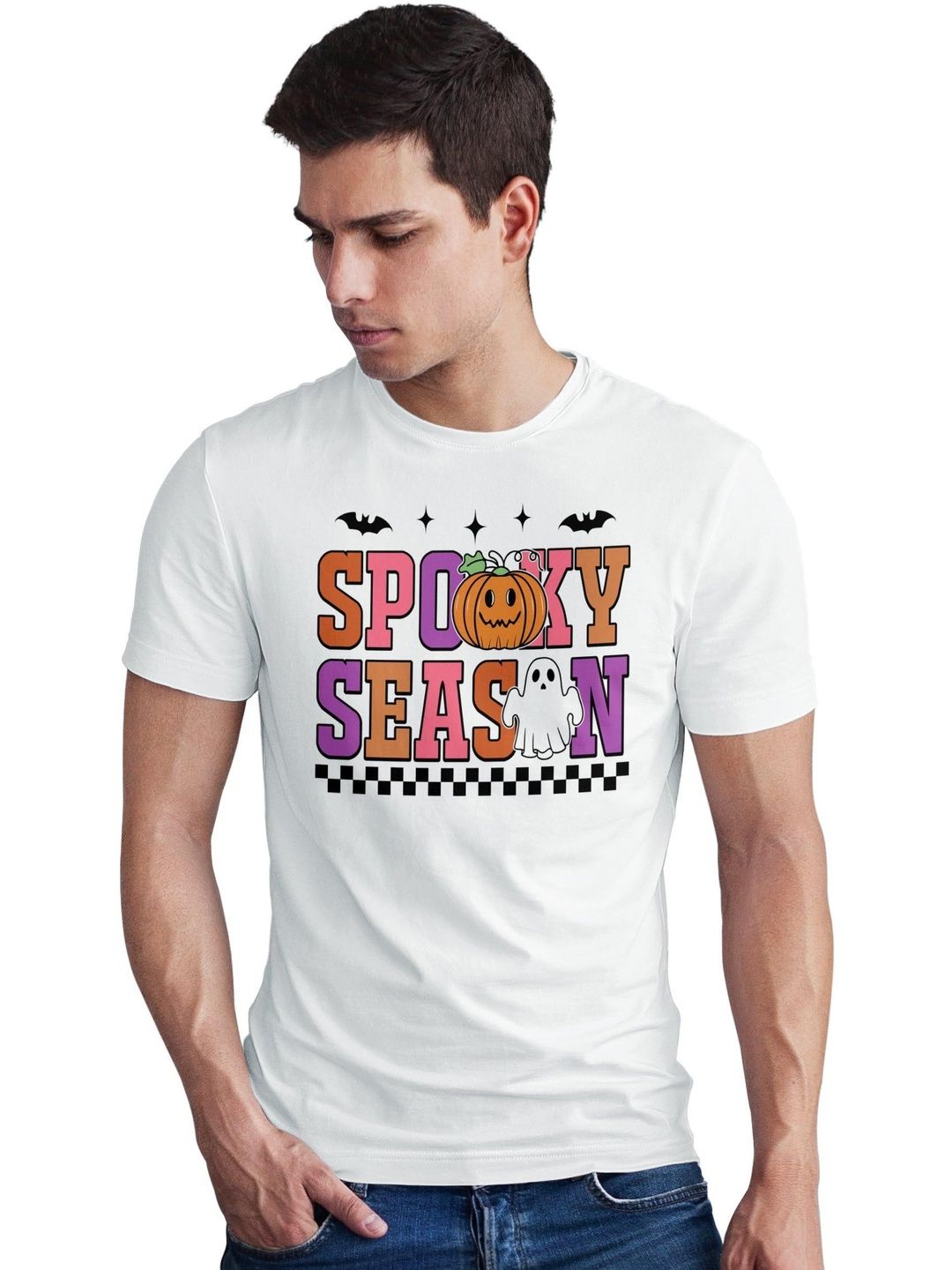 Seekbuylove Men Typography Printed Bio Finish T-shirt