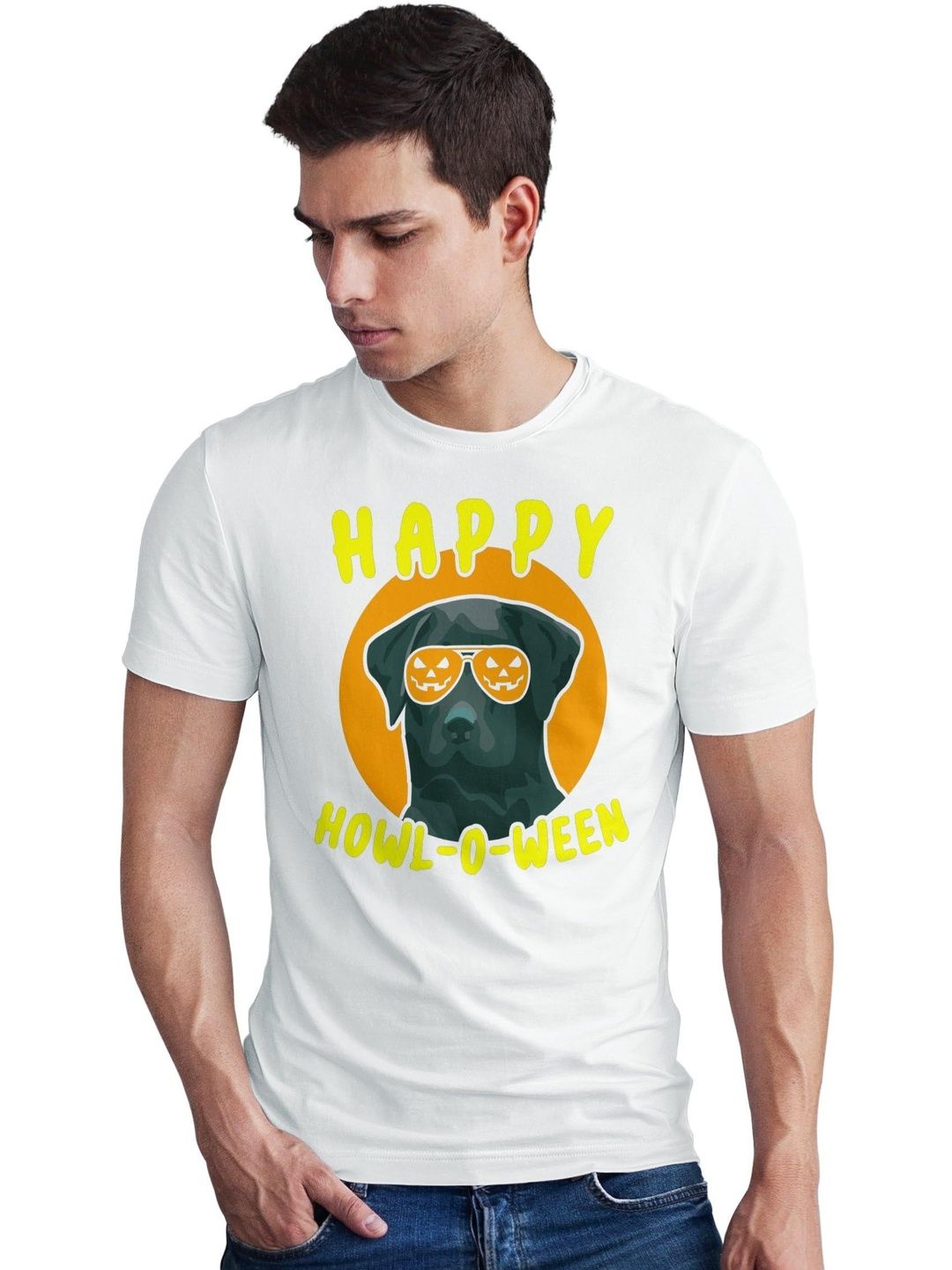 Seekbuylove Men Printed Bio Finish T-shirt