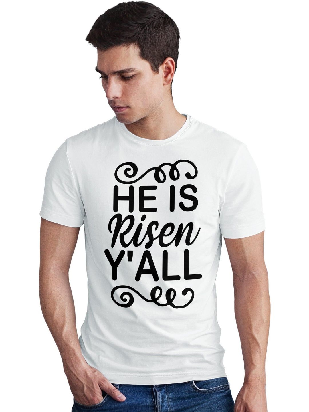 Seekbuylove Men Printed Bio Finish T-shirt