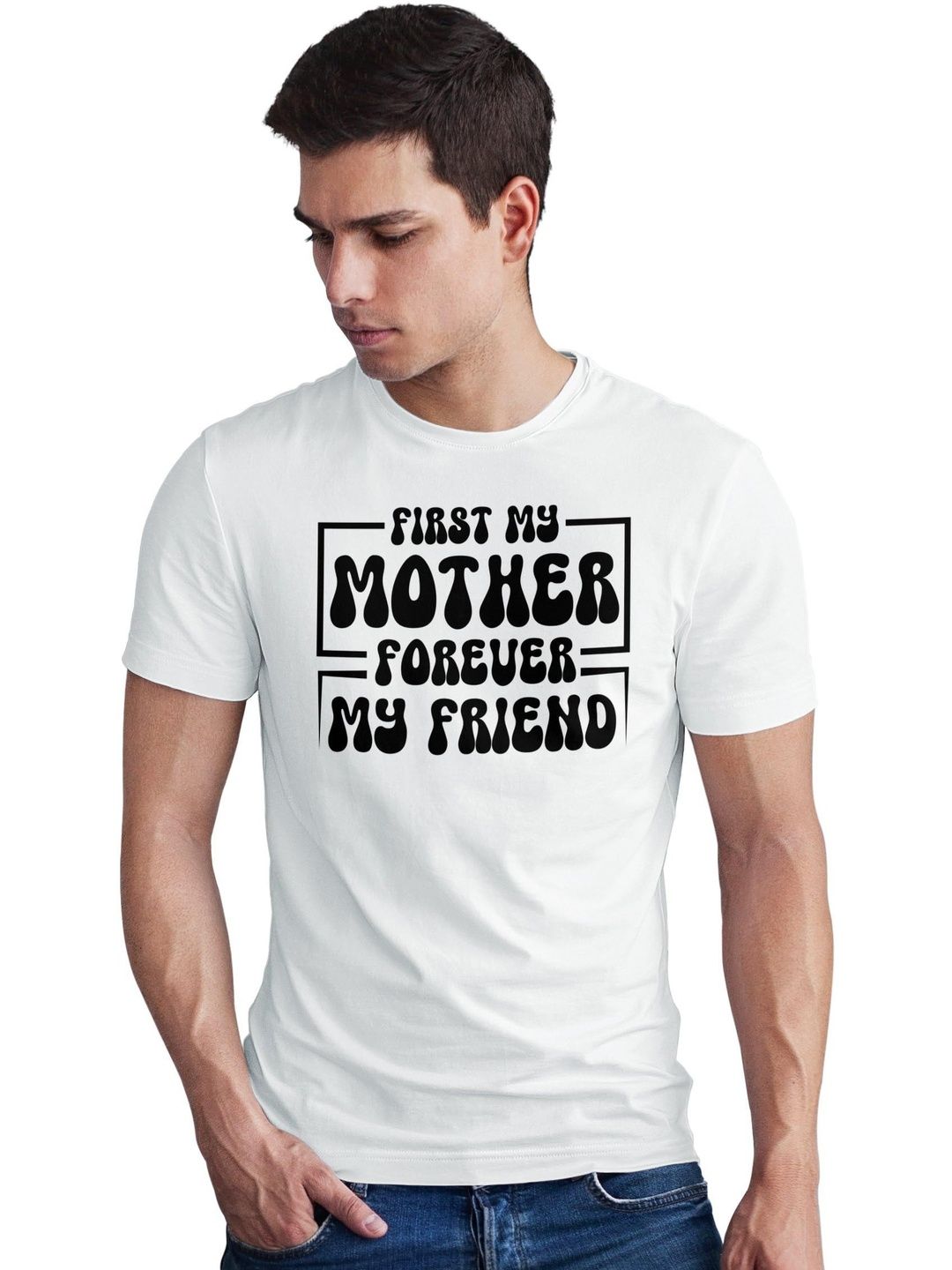 Seekbuylove Men Typography Printed Bio Finish T-shirt