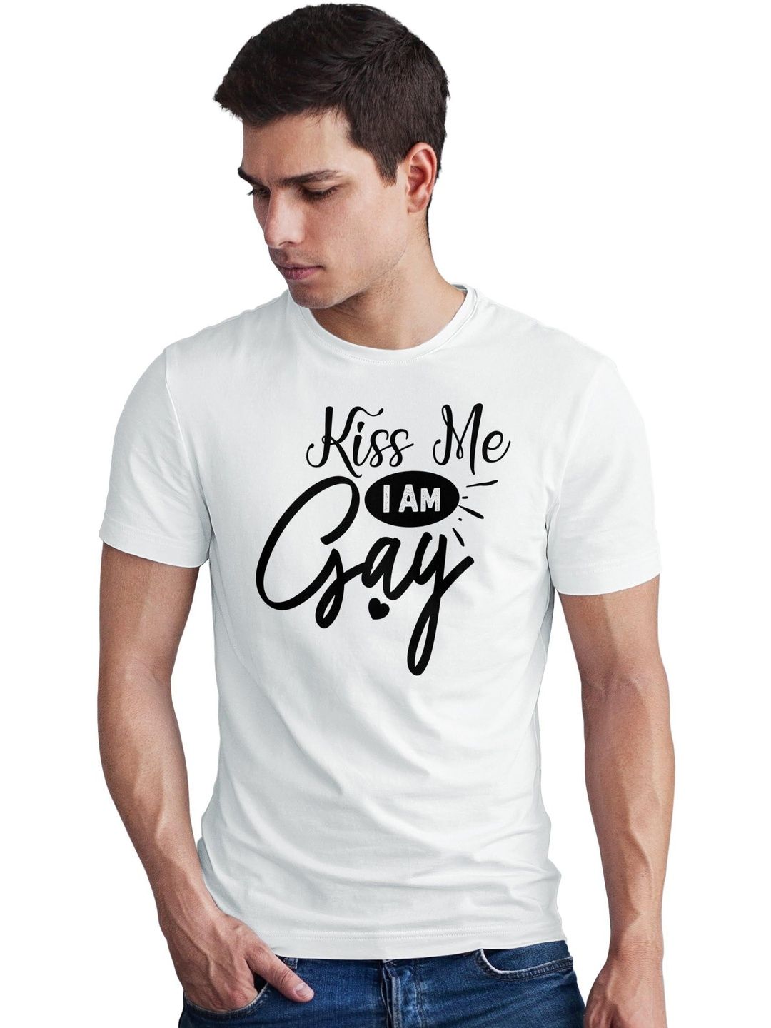 Seekbuylove Men Typography Printed Bio Finish T-shirt