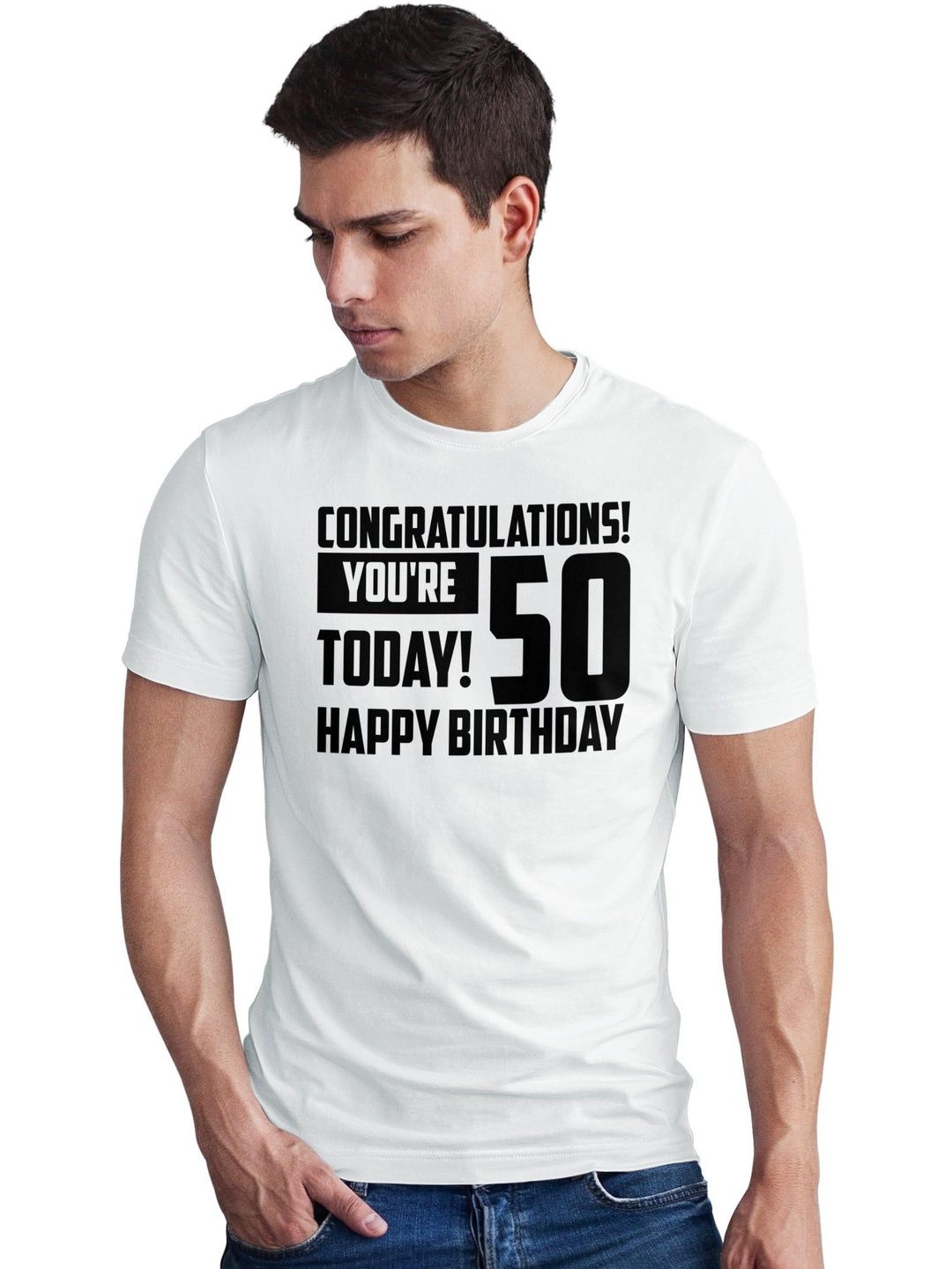 Seekbuylove Men Typography Printed Bio Finish T-shirt