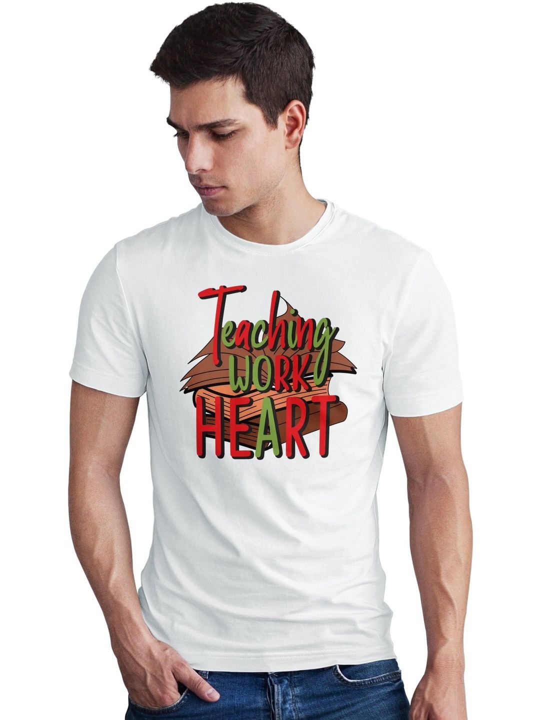 Seekbuylove Men Typography Printed Bio Finish T-shirt