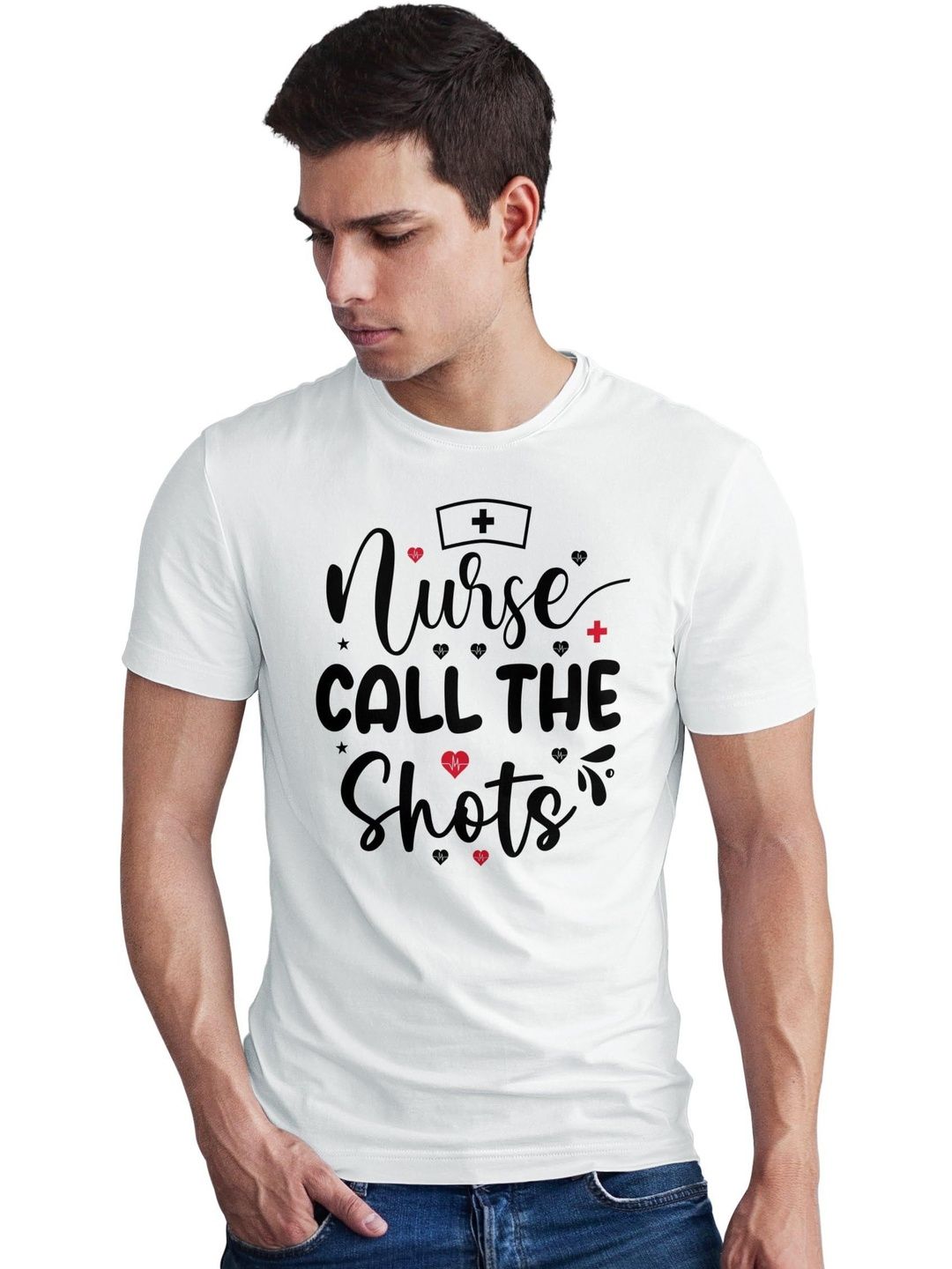 Seekbuylove Men Typography Printed Bio Finish T-shirt