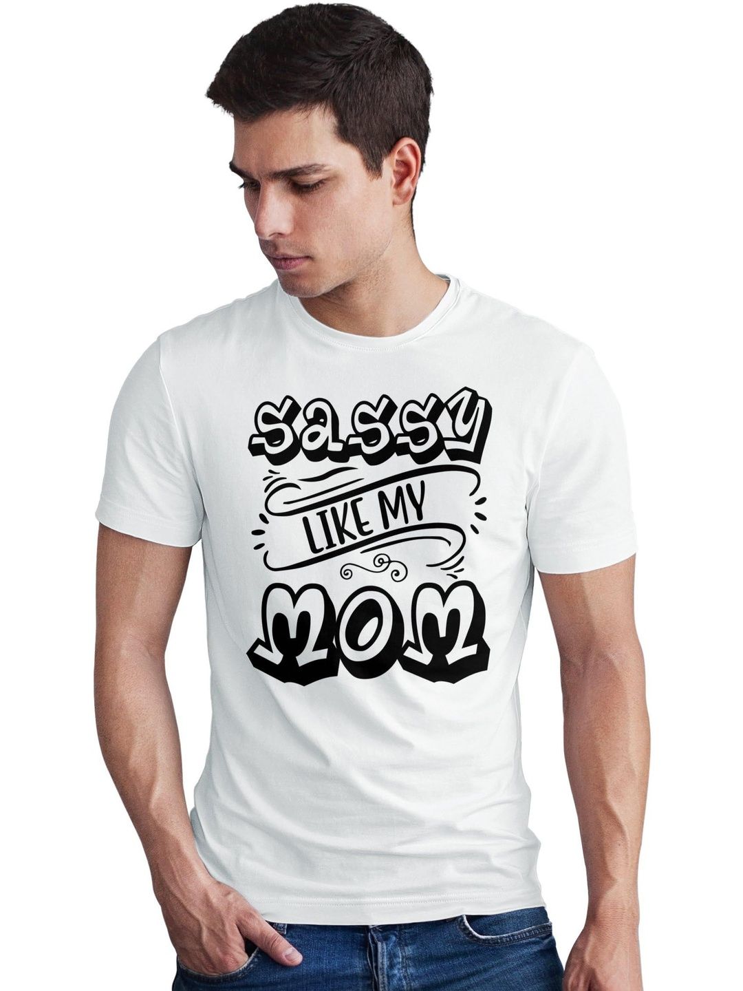 Seekbuylove Men Typography Printed Bio Finish T-shirt