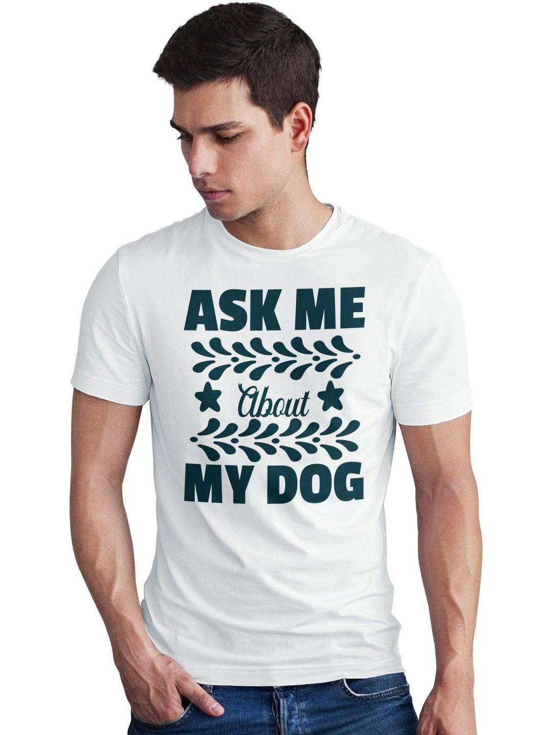 Seekbuylove Men Typography Printed Bio Finish T-shirt