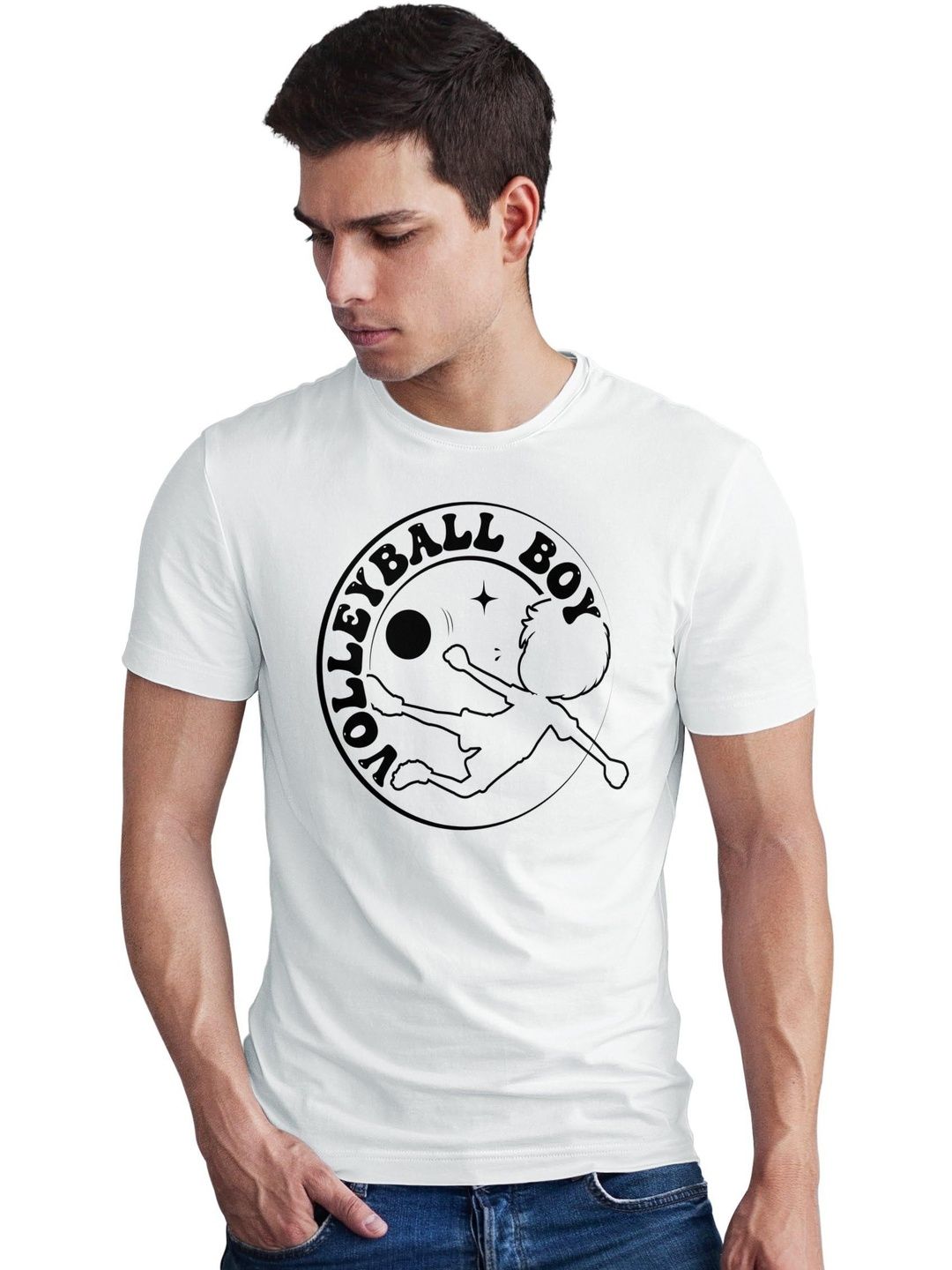 Seekbuylove Men Printed Bio Finish T-shirt