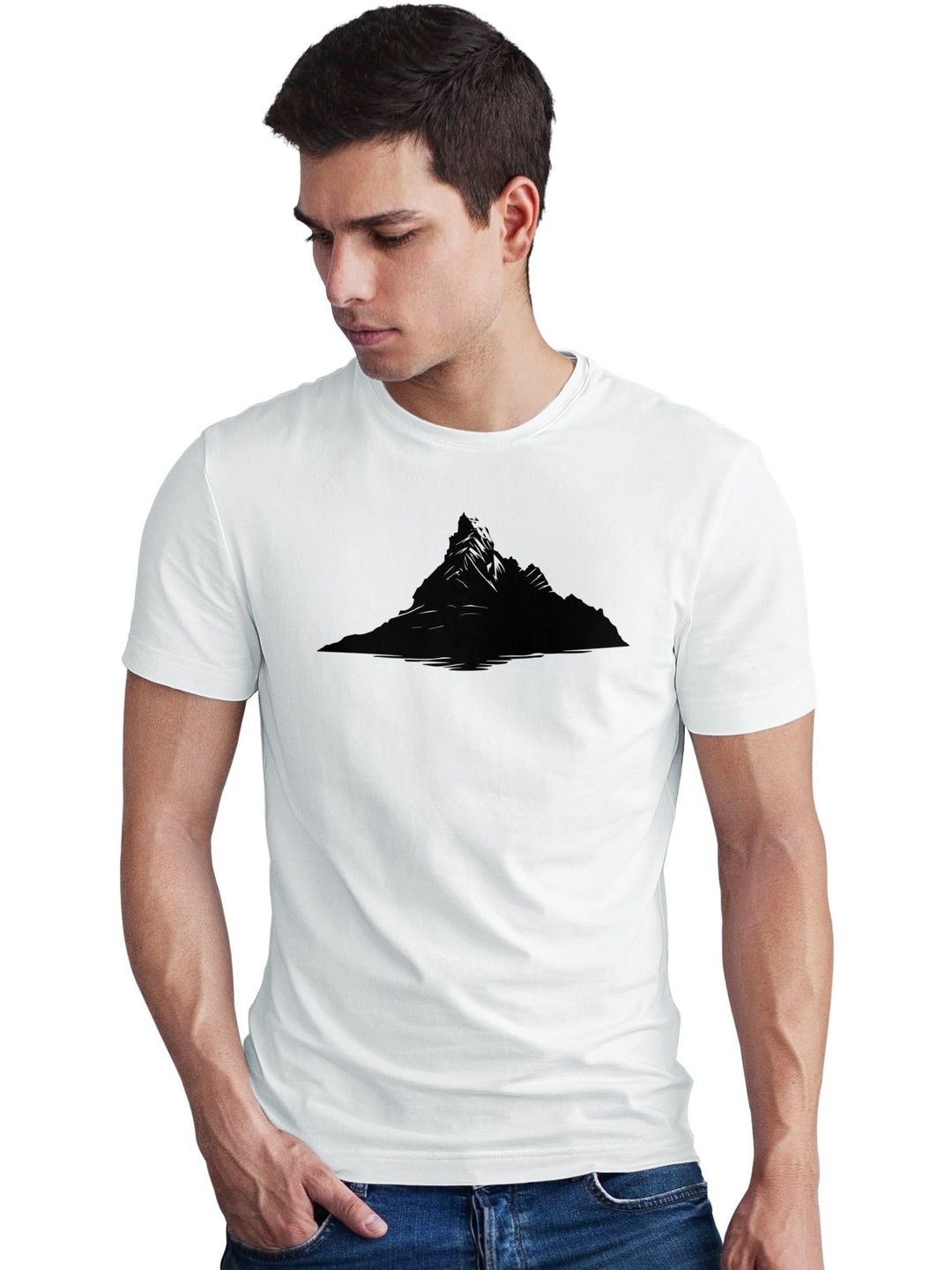 Seekbuylove Men Printed Bio Finish T-shirt