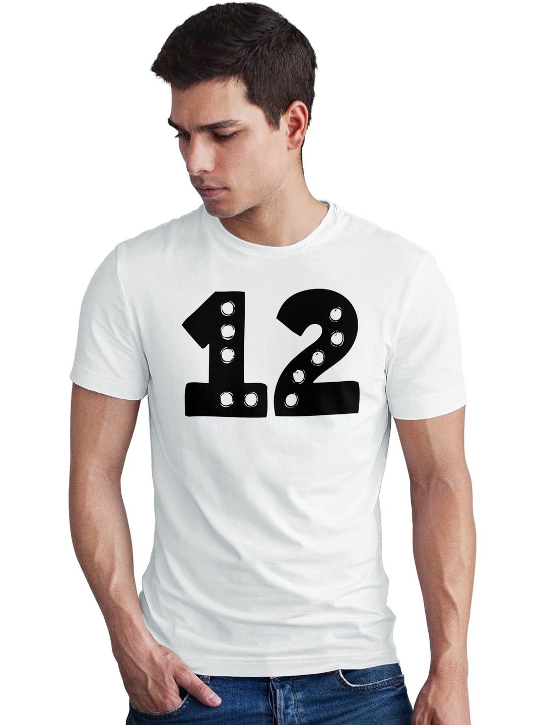 Seekbuylove Men Printed Bio Finish T-shirt