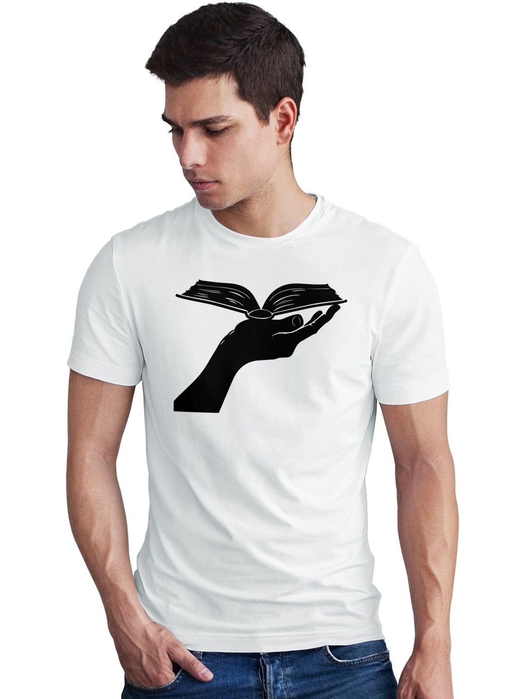 Seekbuylove Men Printed Bio Finish T-shirt