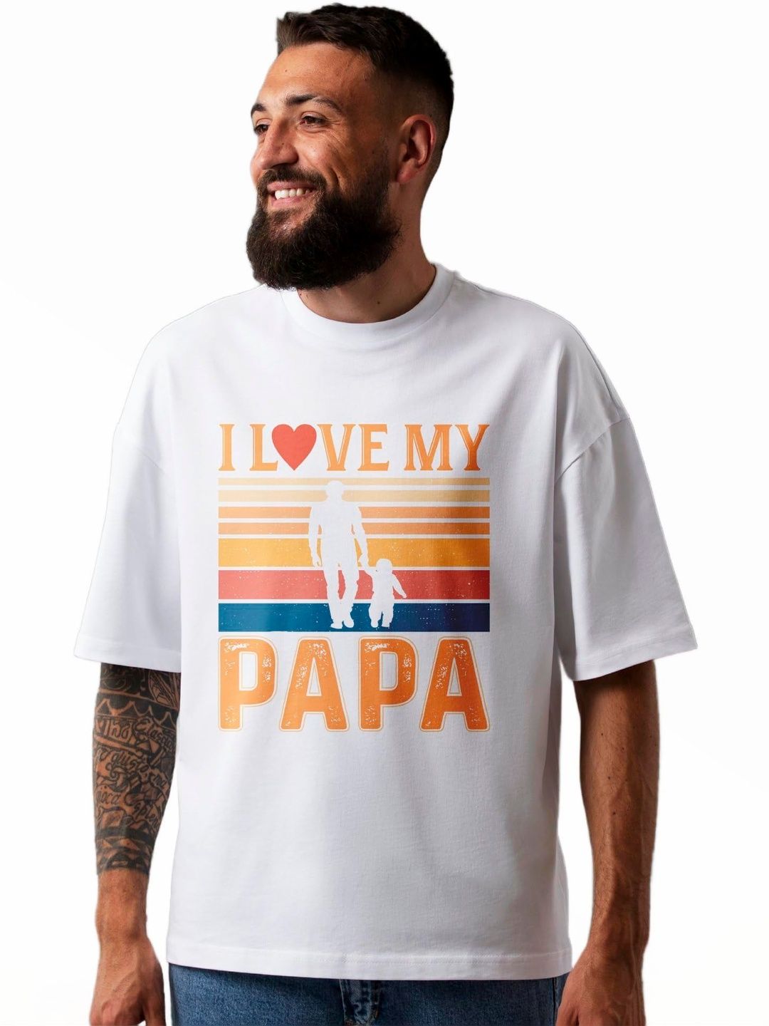 Seekbuylove Men Printed Drop-Shoulder Sleeves Bio Finish T-shirt