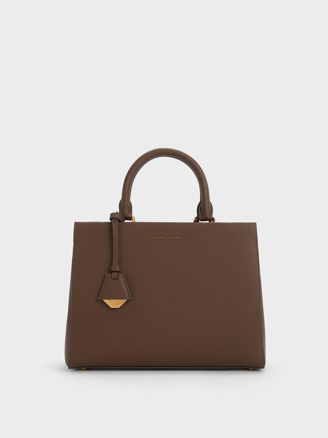 Buy CHARLES & KEITH Mirabelle Structured Top Handle bag - Handbags
