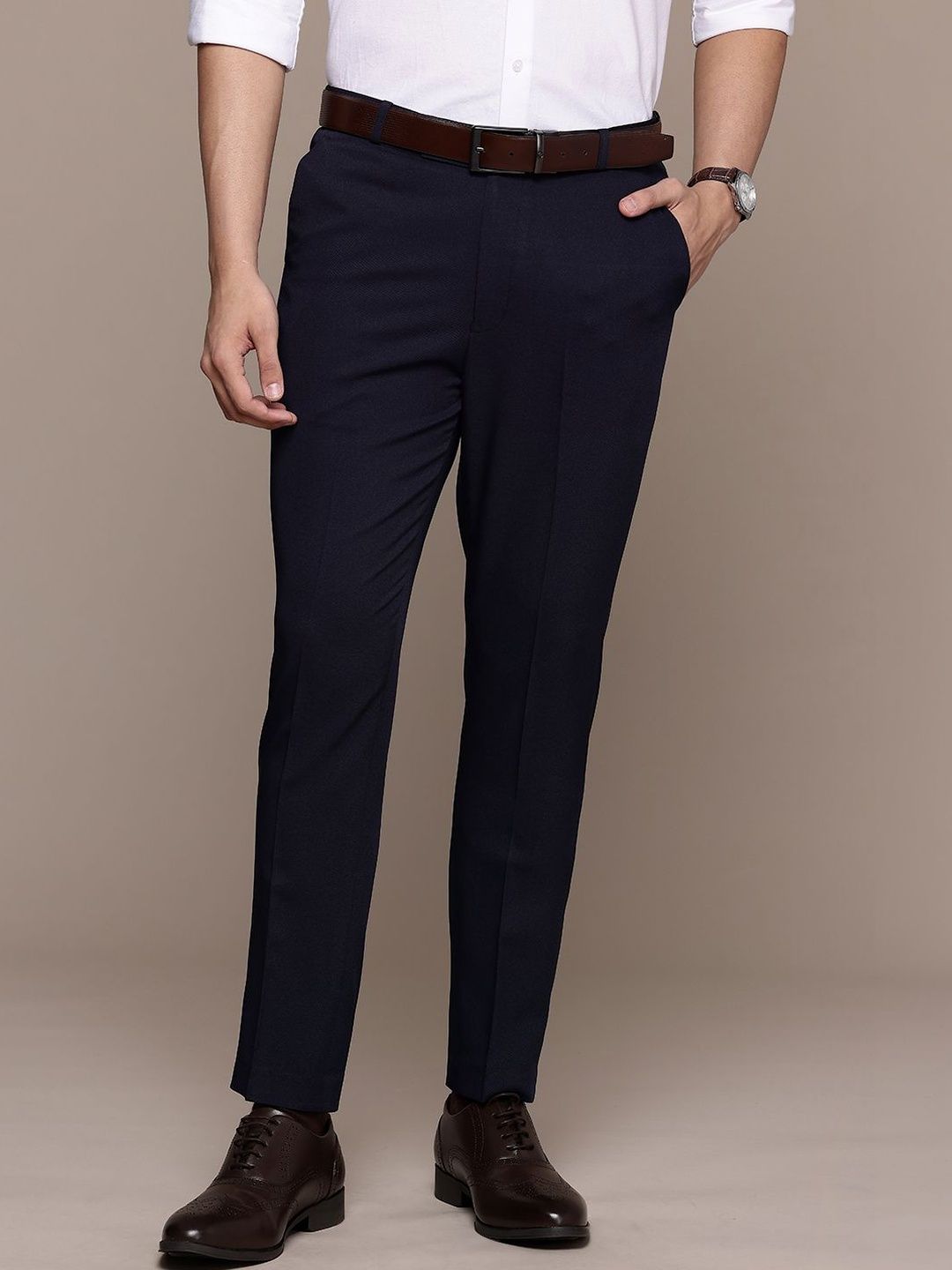 R.Code by The Roadster Life Co. Men Comfort Trousers