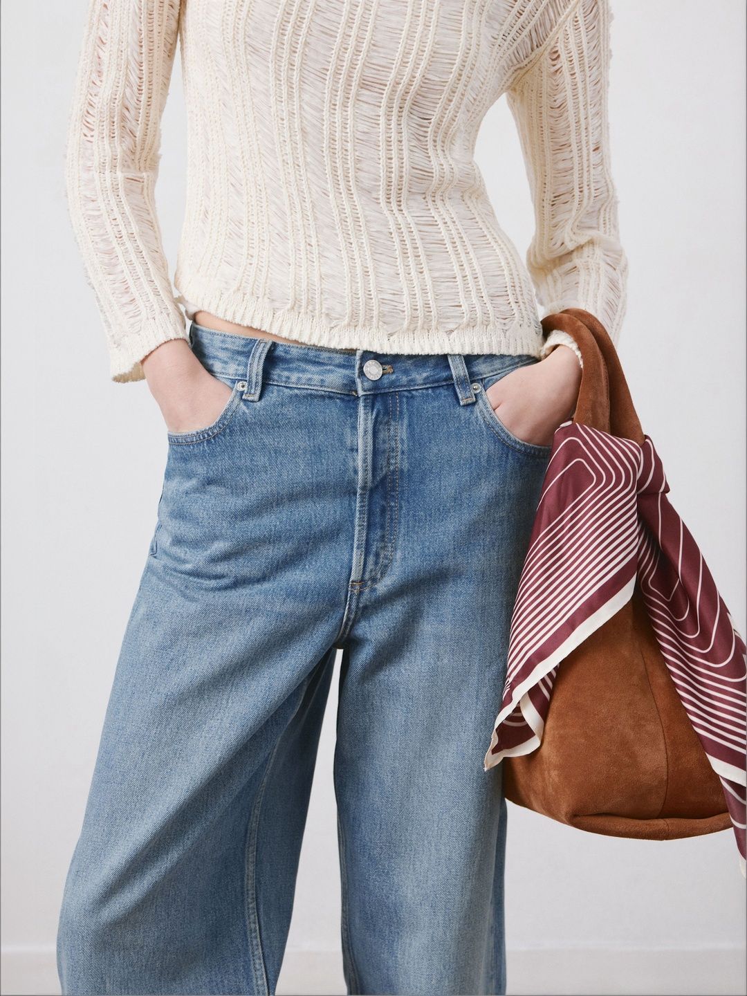 Relaxed Fit Mid-Rise Light Fade Jeans