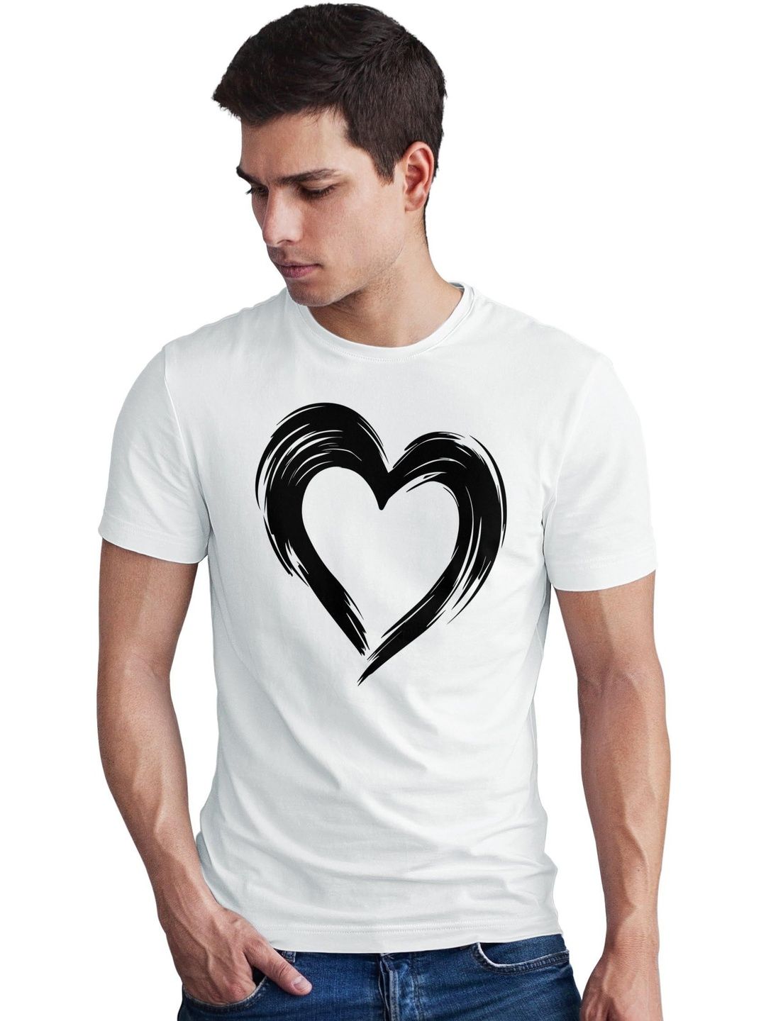 Seekbuylove Men Printed Bio Finish T-shirt