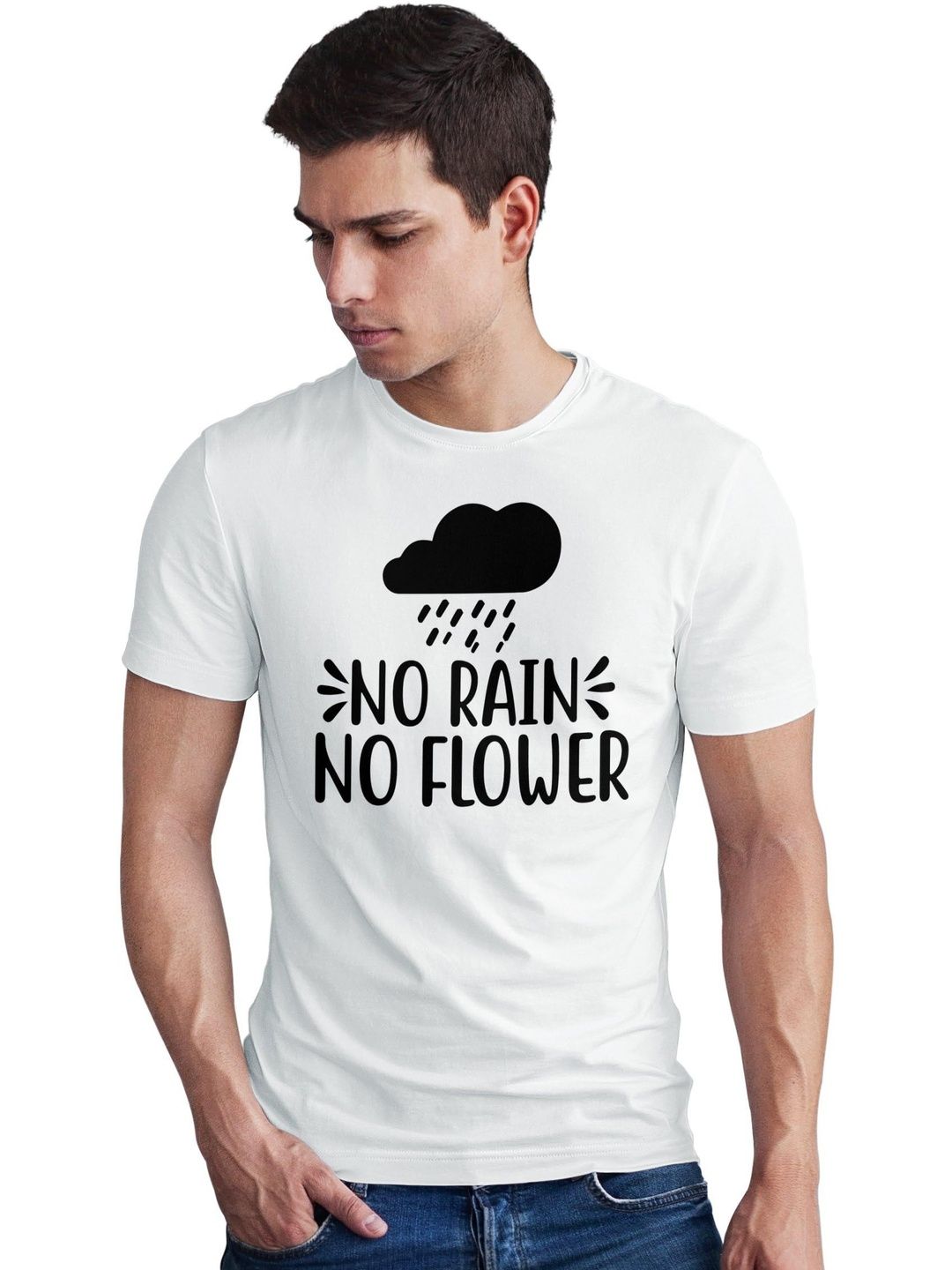 Seekbuylove Men Typography Printed Bio Finish T-shirt