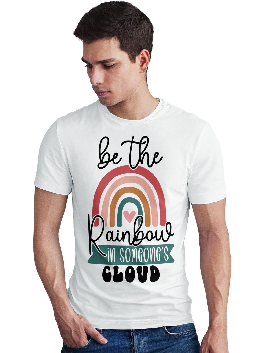 Seekbuylove Men Typography Printed Bio Finish T-shirt
