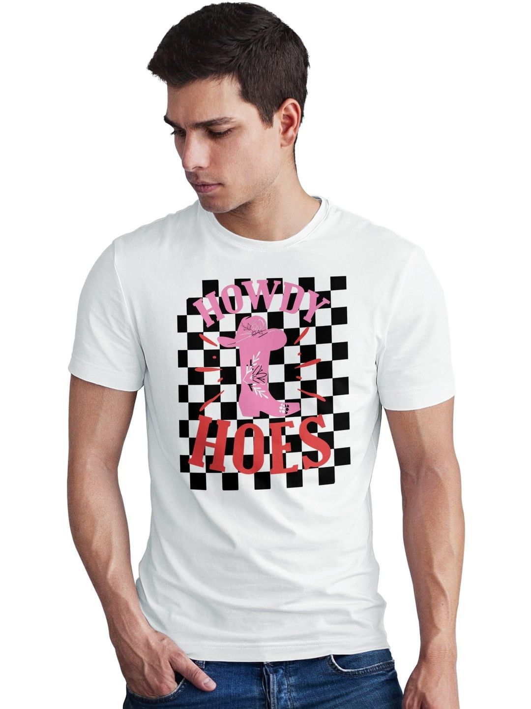 Seekbuylove Men Printed Bio Finish T-shirt