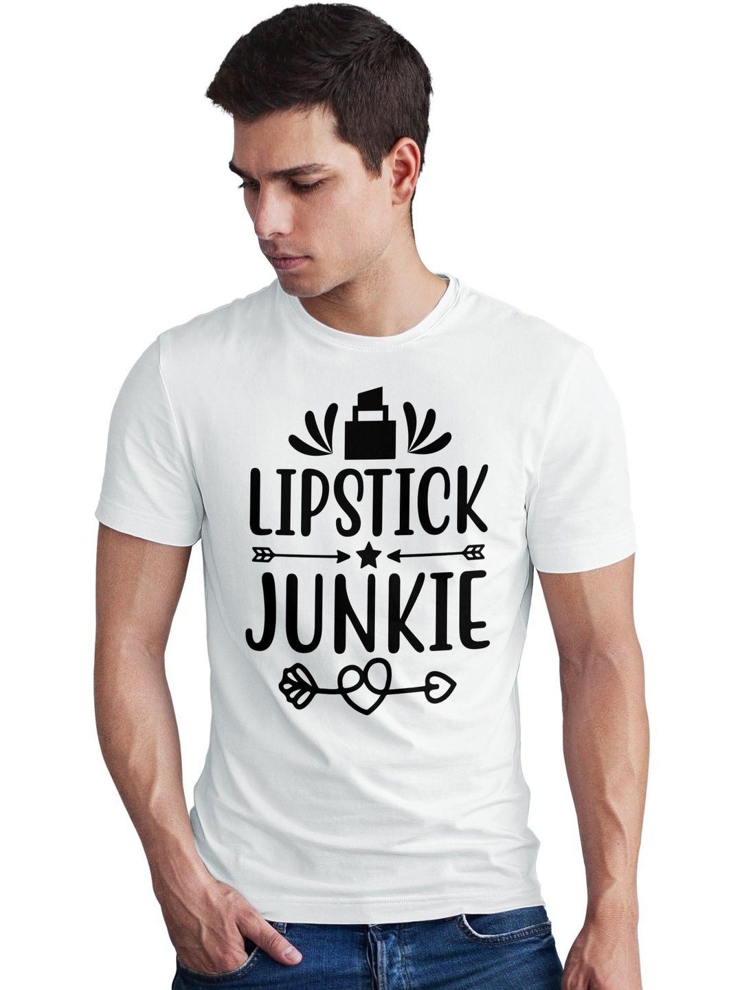 Seekbuylove Men Typography Printed Bio Finish Cotton T-shirt