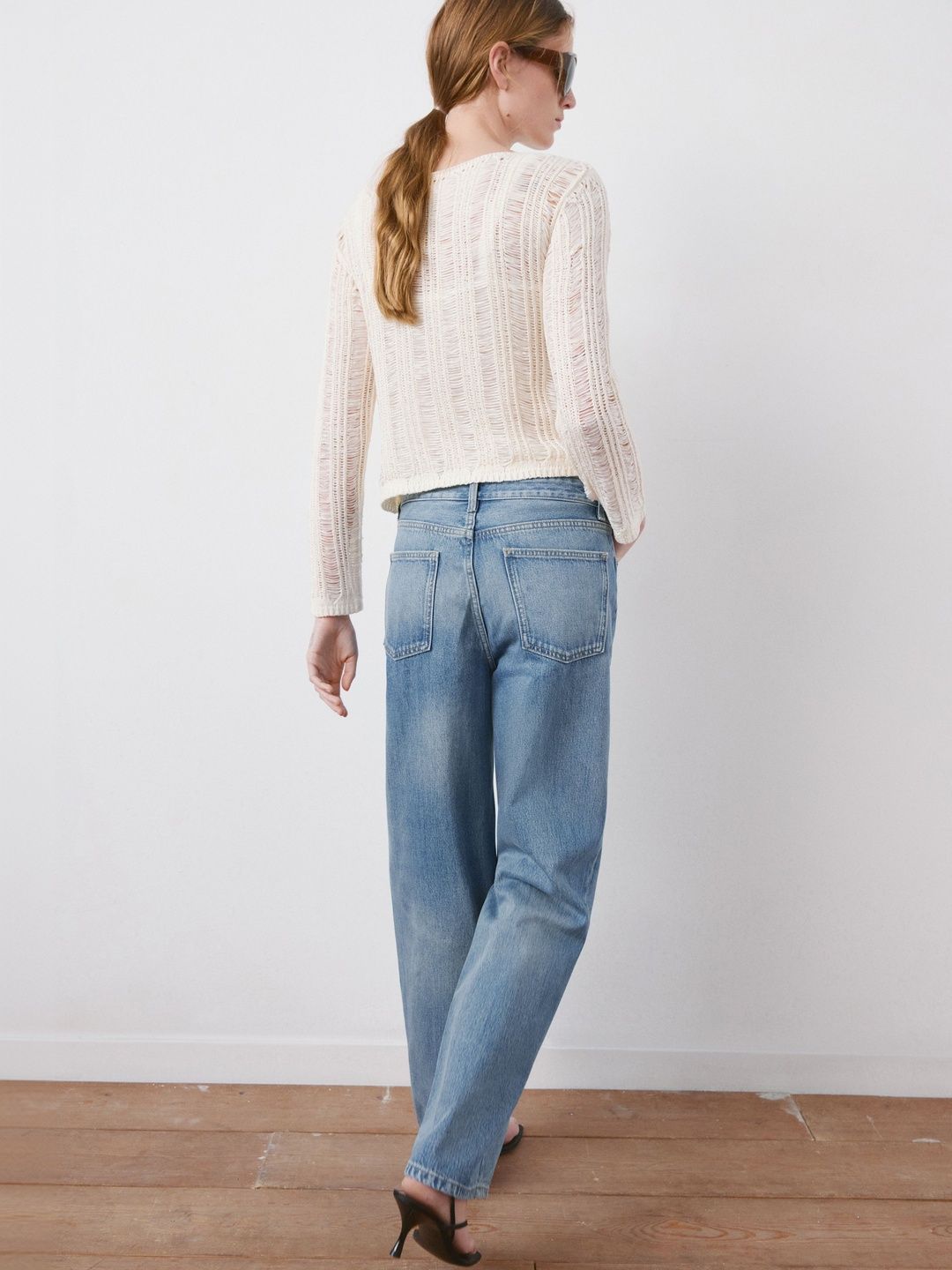Relaxed Fit Mid-Rise Light Fade Jeans