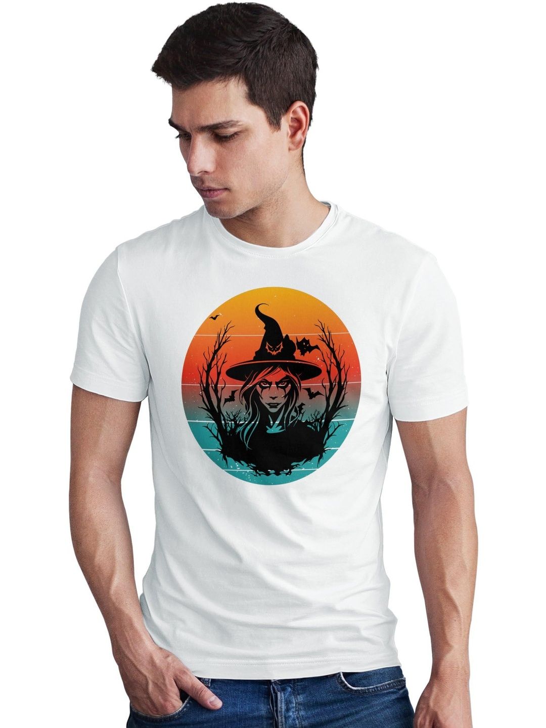 Seekbuylove Men Printed Bio Finish T-shirt