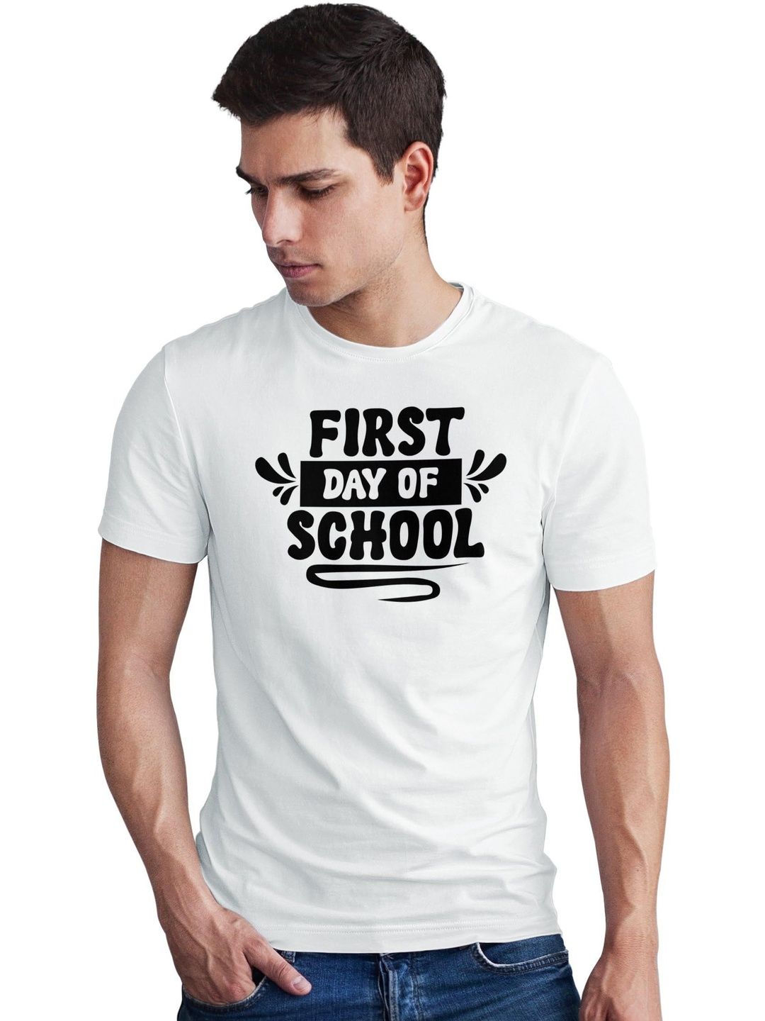 Seekbuylove Men Typography Printed Bio Finish T-shirt