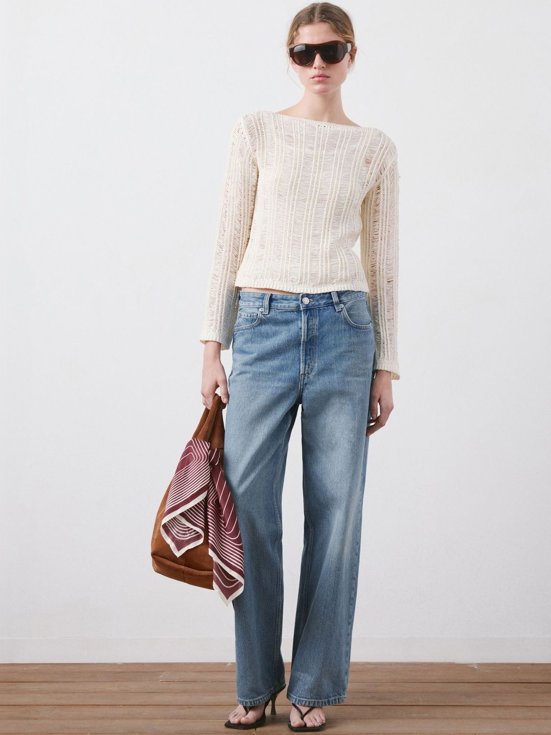 Relaxed Fit Mid-Rise Light Fade Jeans