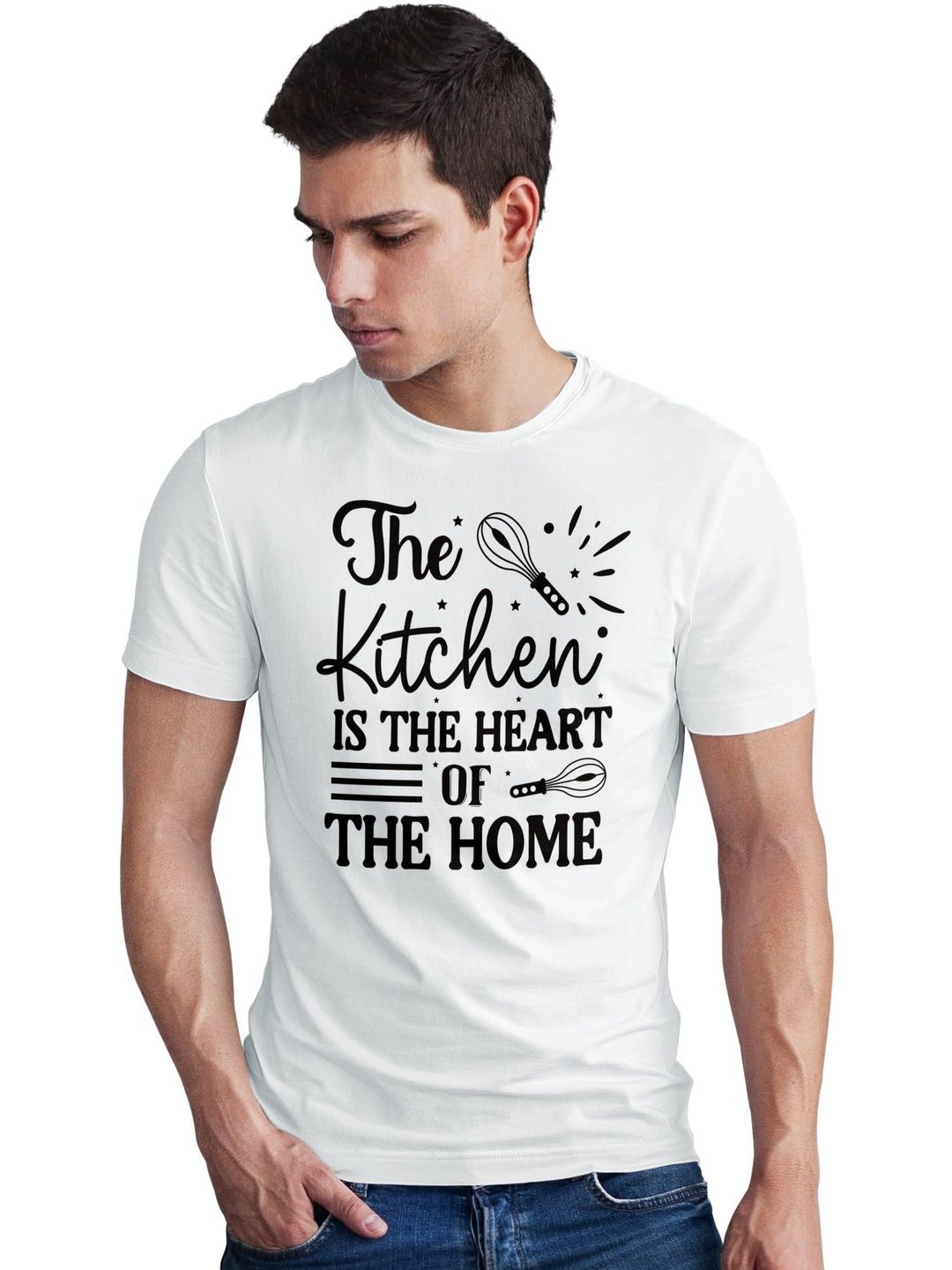 Seekbuylove Men Typography Printed Bio Finish T-shirt