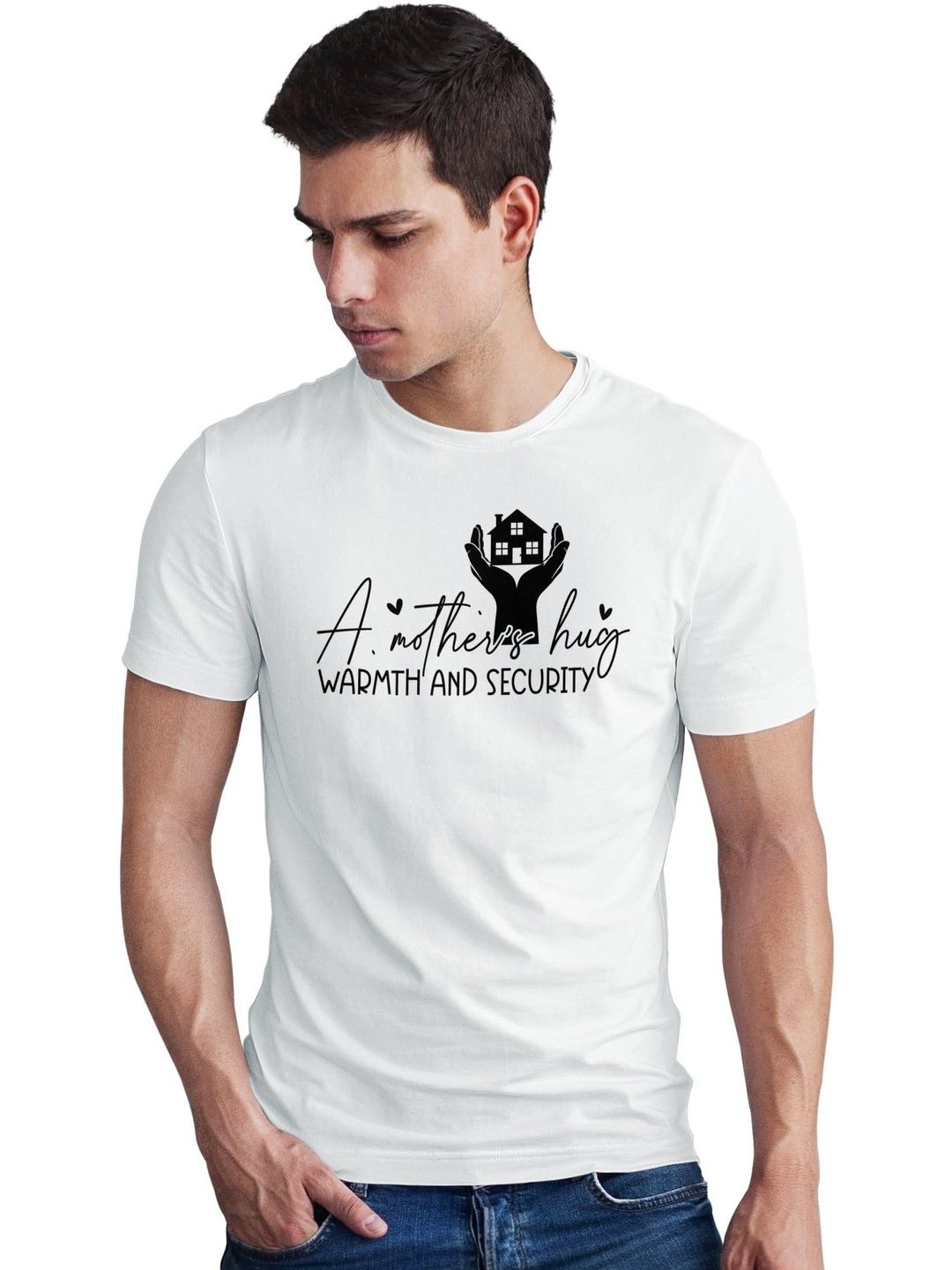 Seekbuylove Men Typography Printed Bio Finish T-shirt