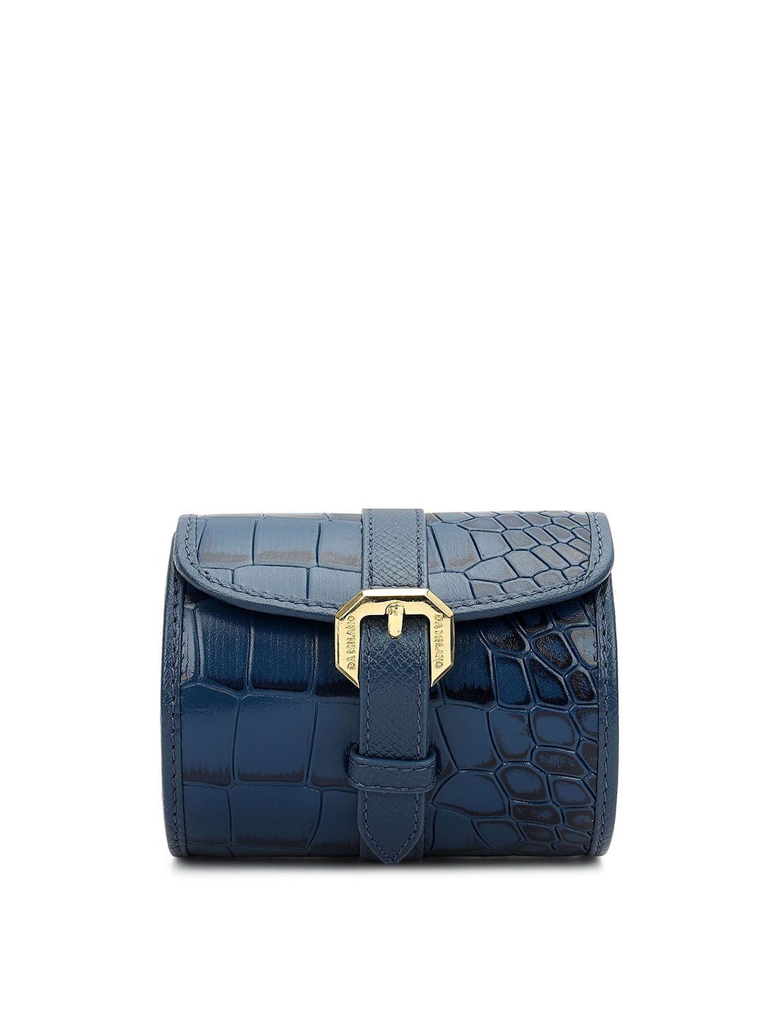 Da Milano Da Milano Textured Leather 1 Slot Watch Organiser