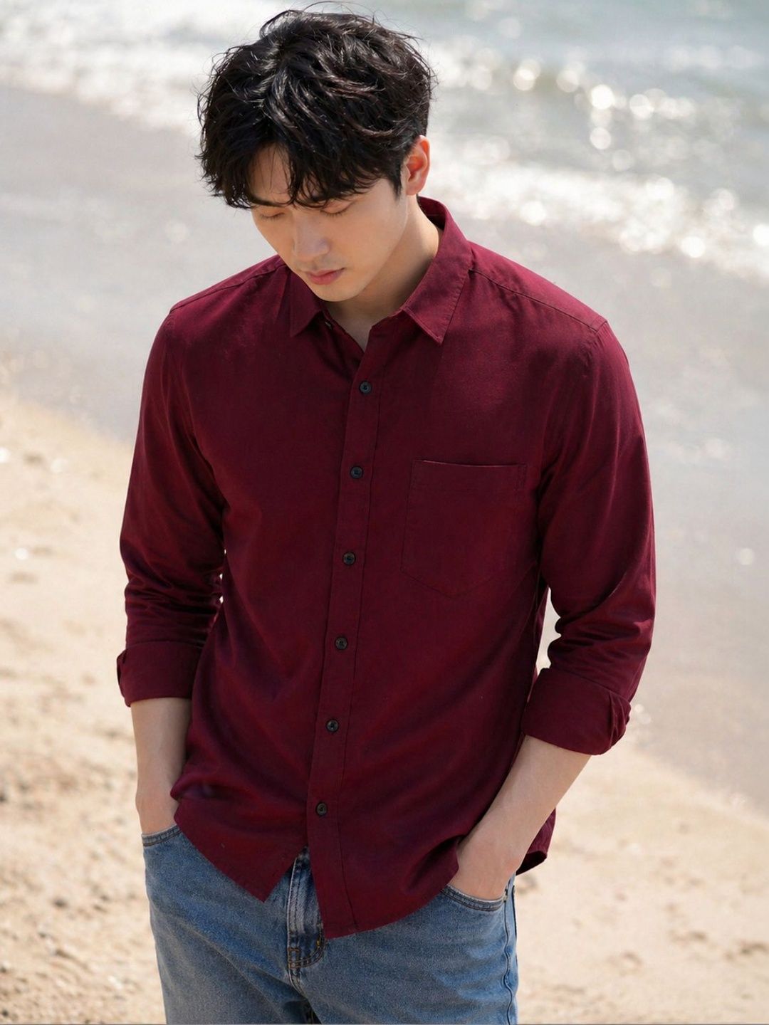 R.Code by The Roadster Life Co. Men Premium Casual Shirt