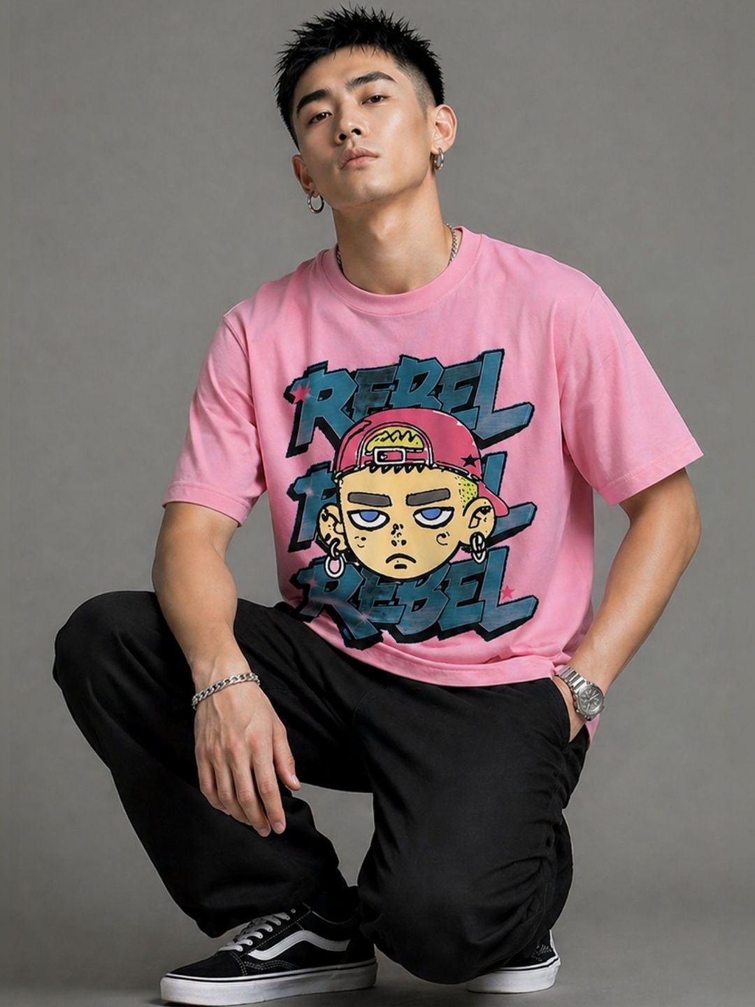 CAPTCHA Men Printed T-shirt