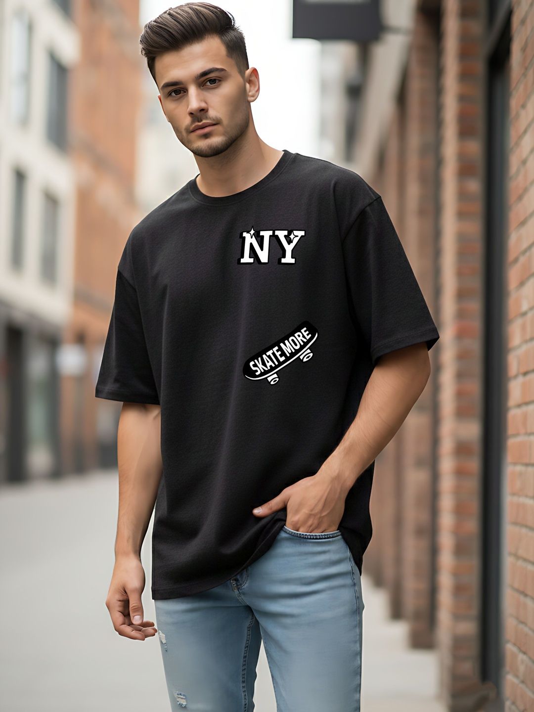 Kook N Keech Men Typography Printed T-shirt