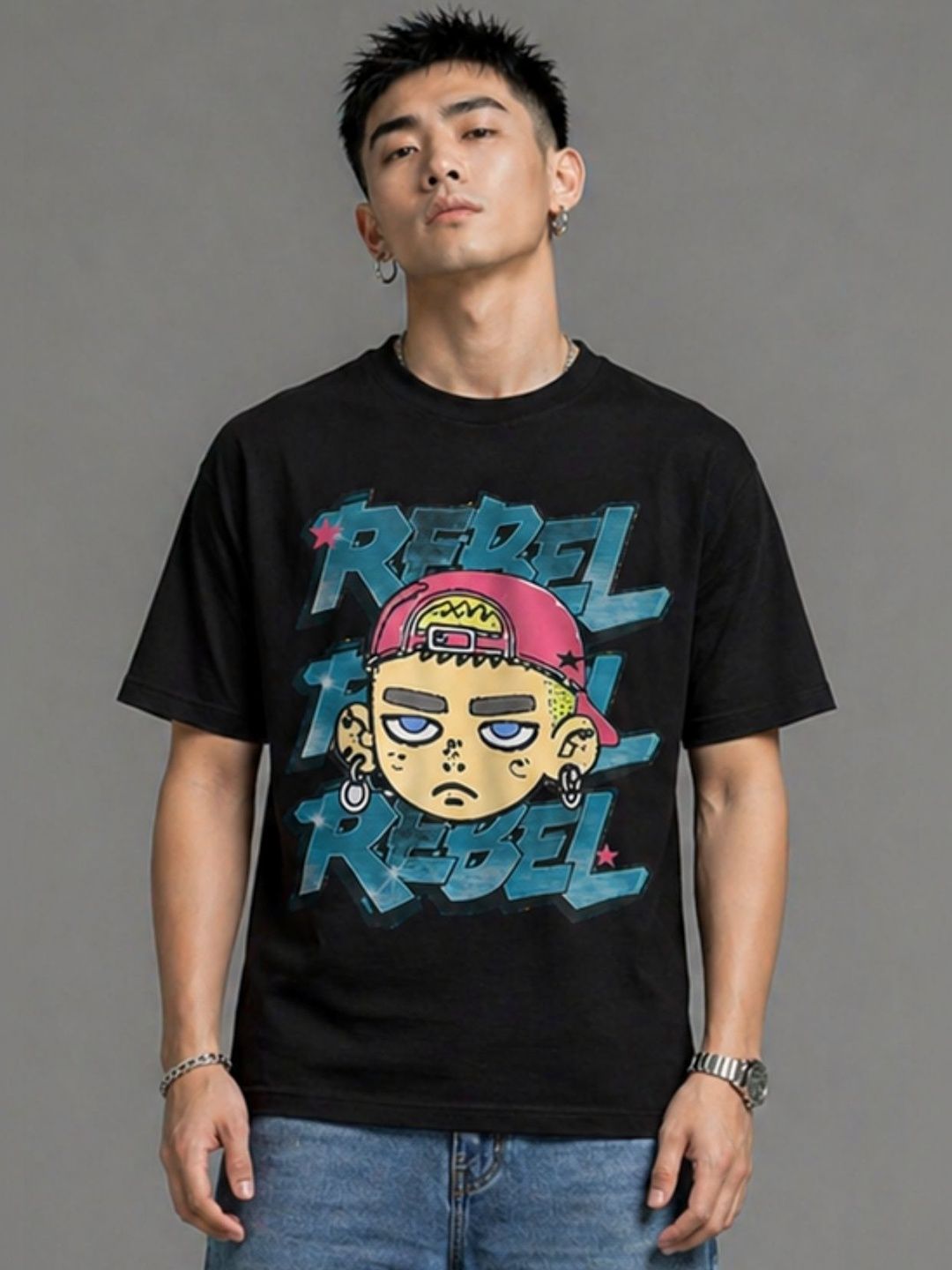 CAPTCHA Men Printed T-shirt