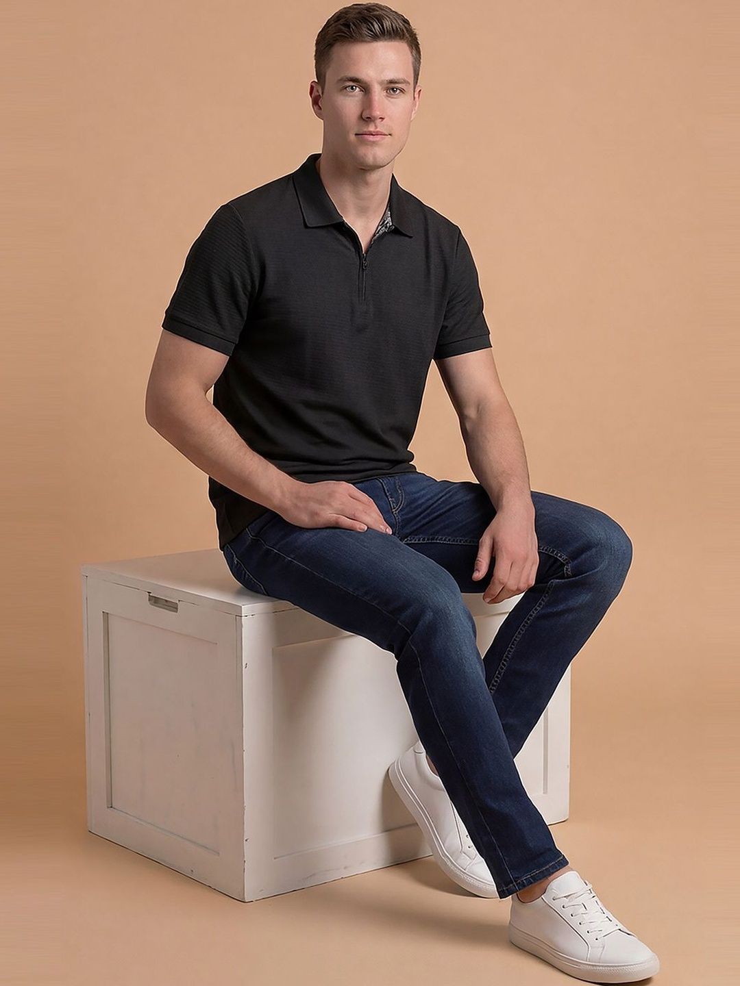 Kook N Keech Men Polo Collar T-shirt