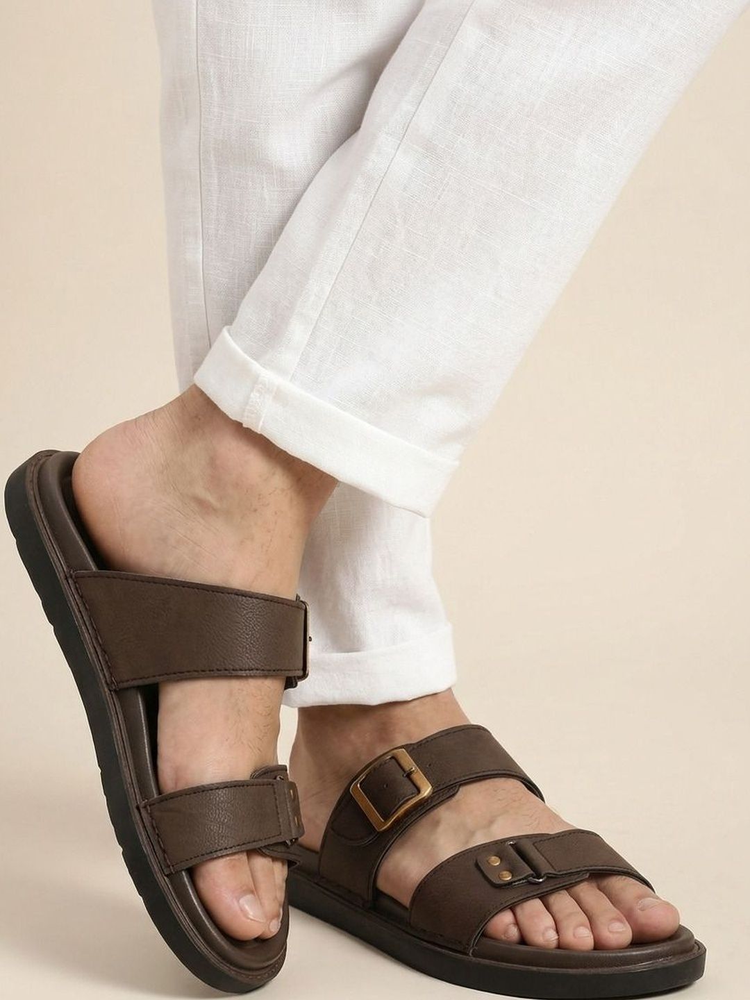 The Roadster Lifestyle Co Men Slip-On Comfort Sandals