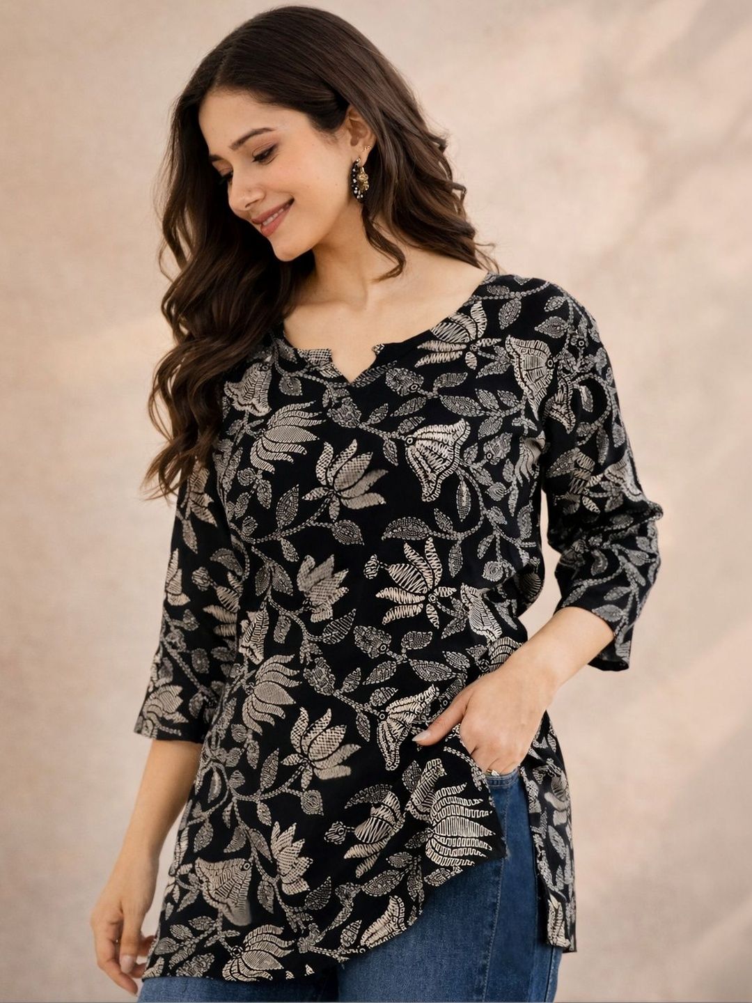 HERE&NOW Women Floral Kurta