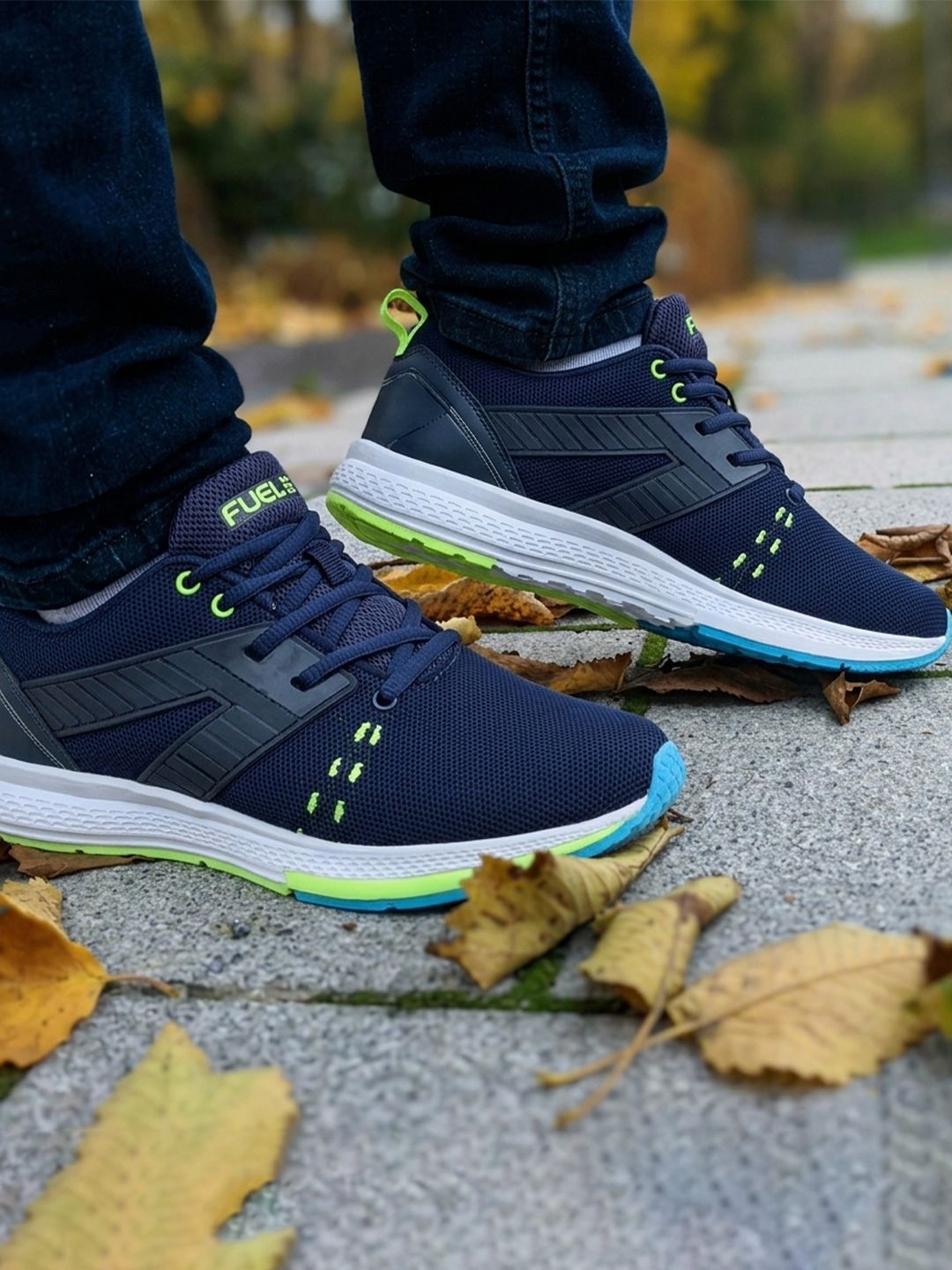 FUEL Men Mesh Running Non-Marking Shoes