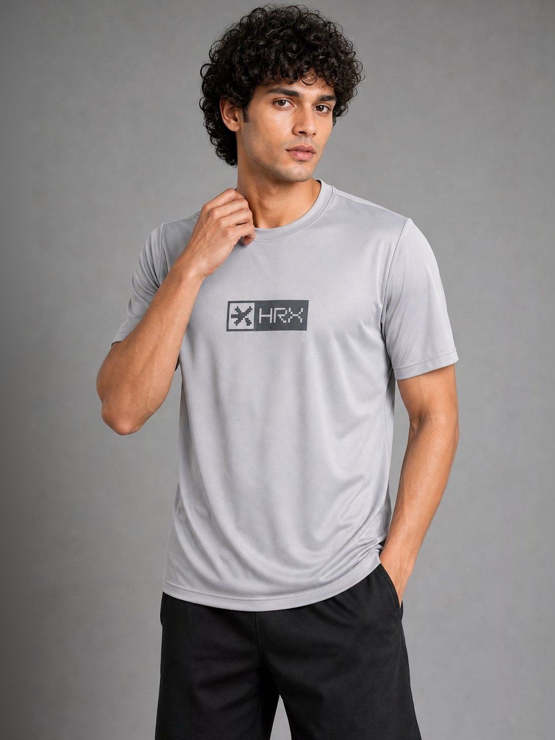 HRX by Hrithik Roshan Men Brand Logo Printed T-shirt