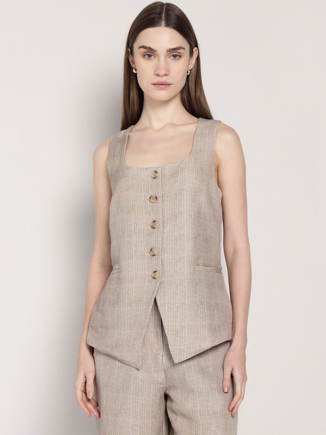 Striped Top COVER STORY Striped Cotton Top