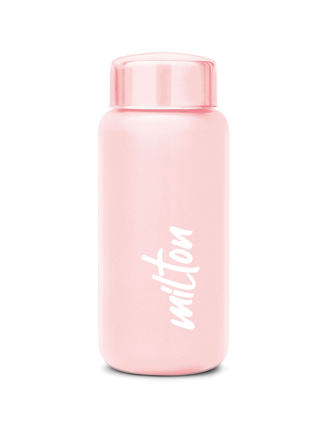 Milton Aqua 500 Pink Solid Stainless Steel Single Wall Vacuum Water Bottle - 485 ML