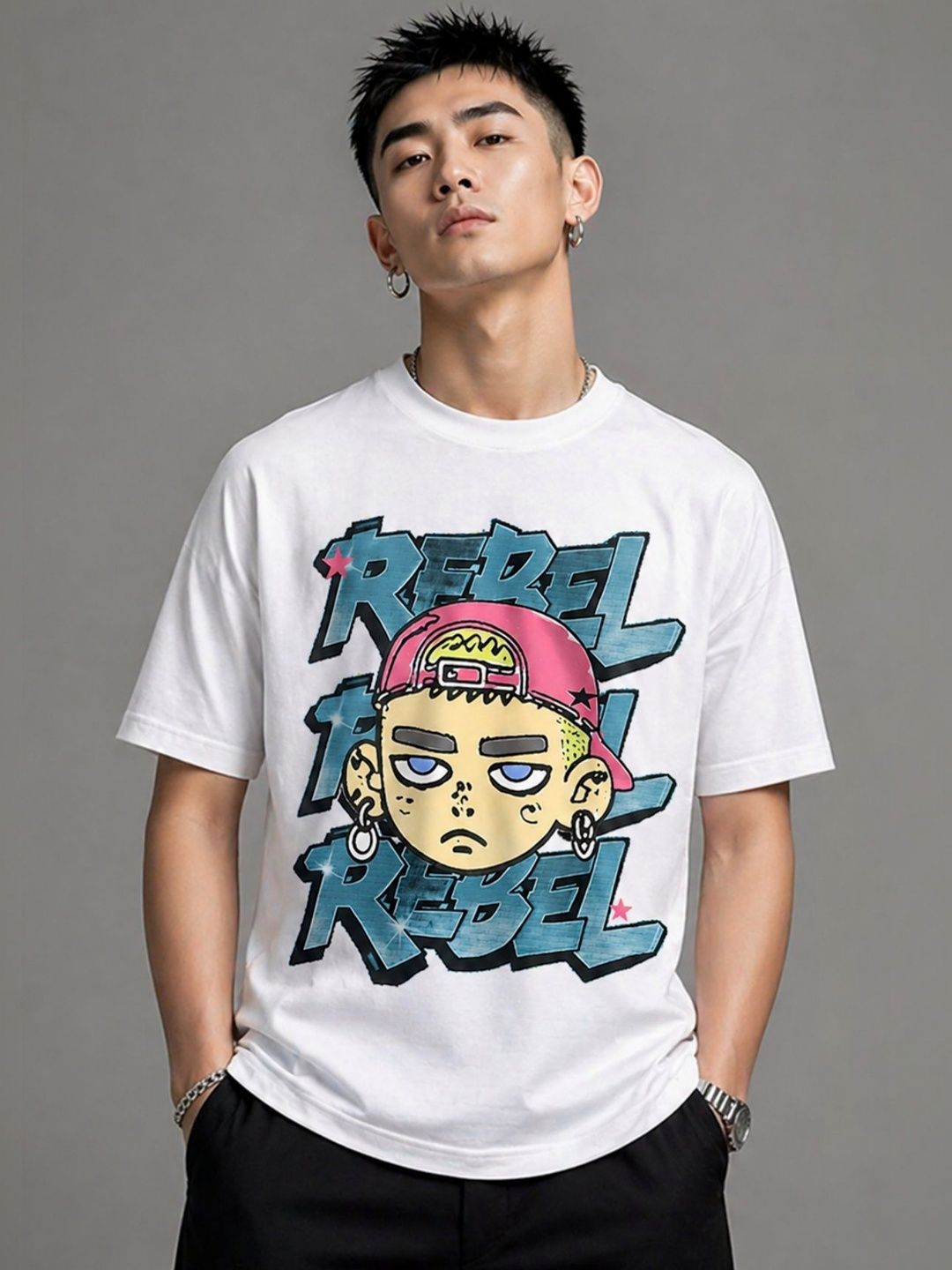 CAPTCHA Men Printed T-shirt