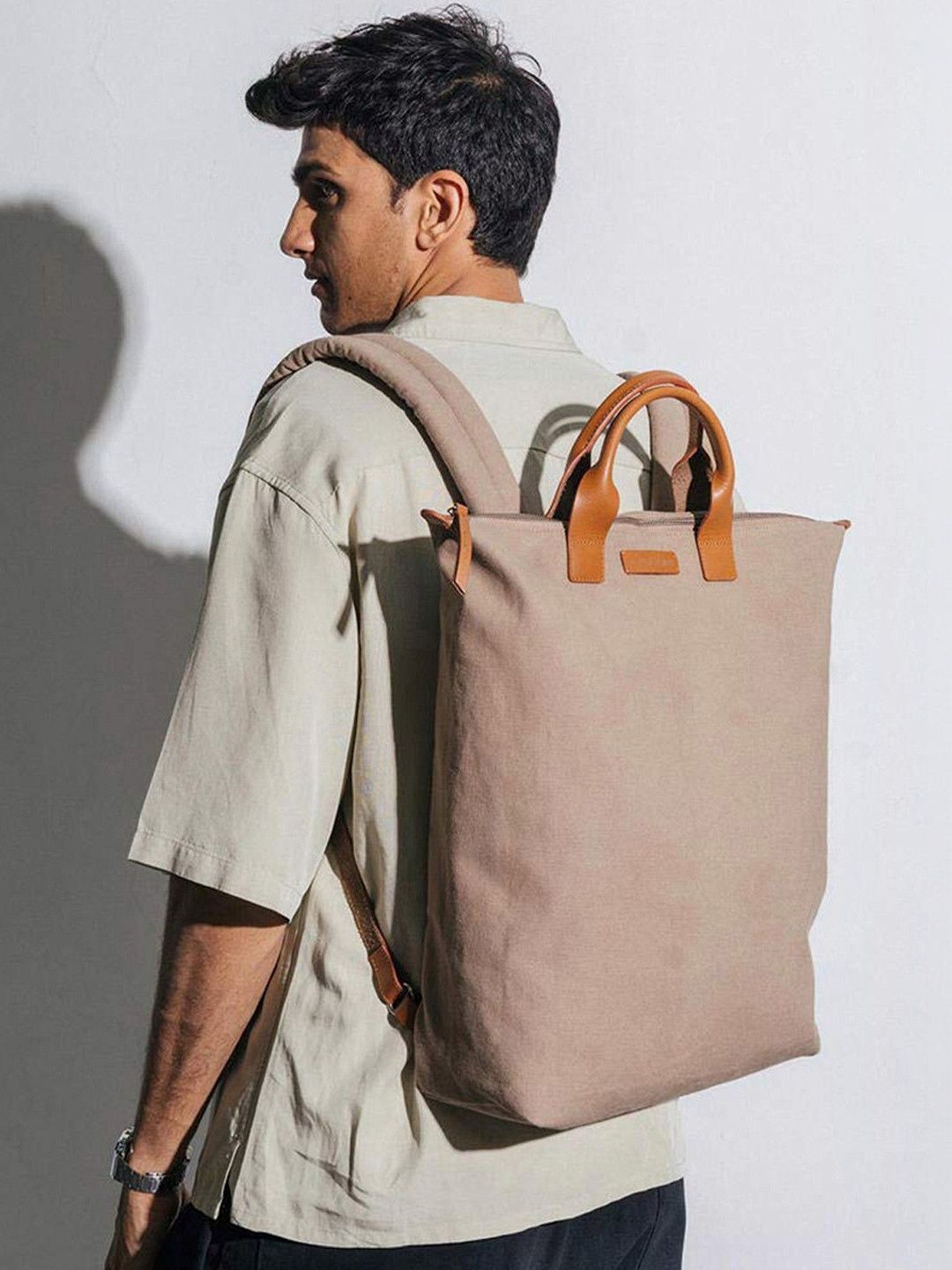 Khaki Beige Pilot Backpack DailyObjects Khaki Beige Pilot Backpack