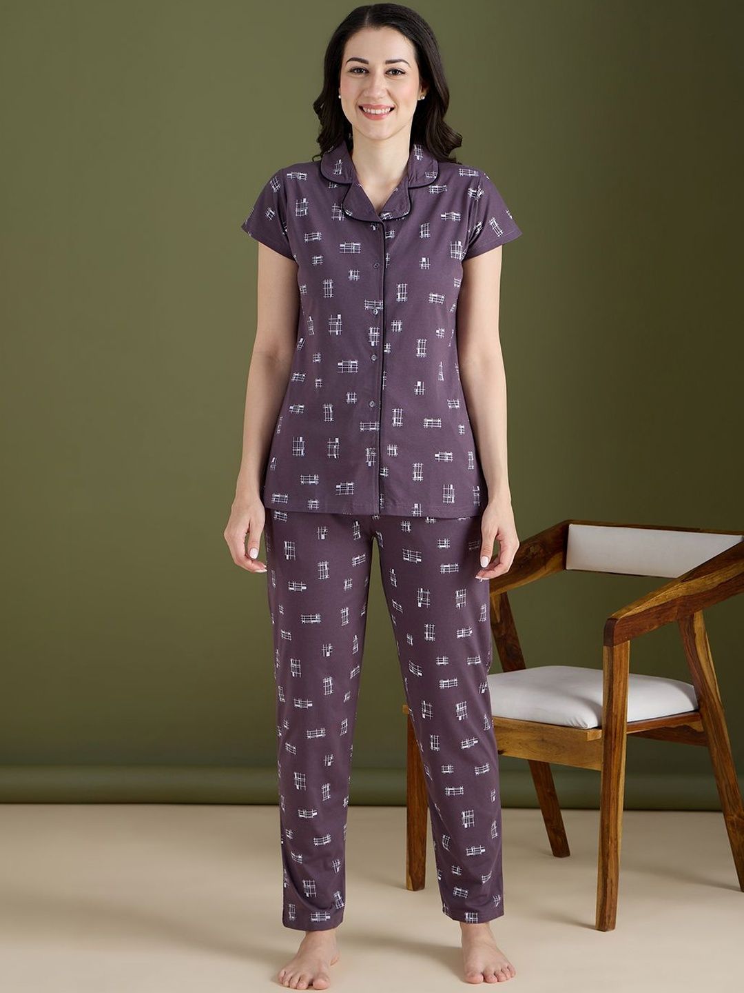 NIGHTSPREE Women Night suit