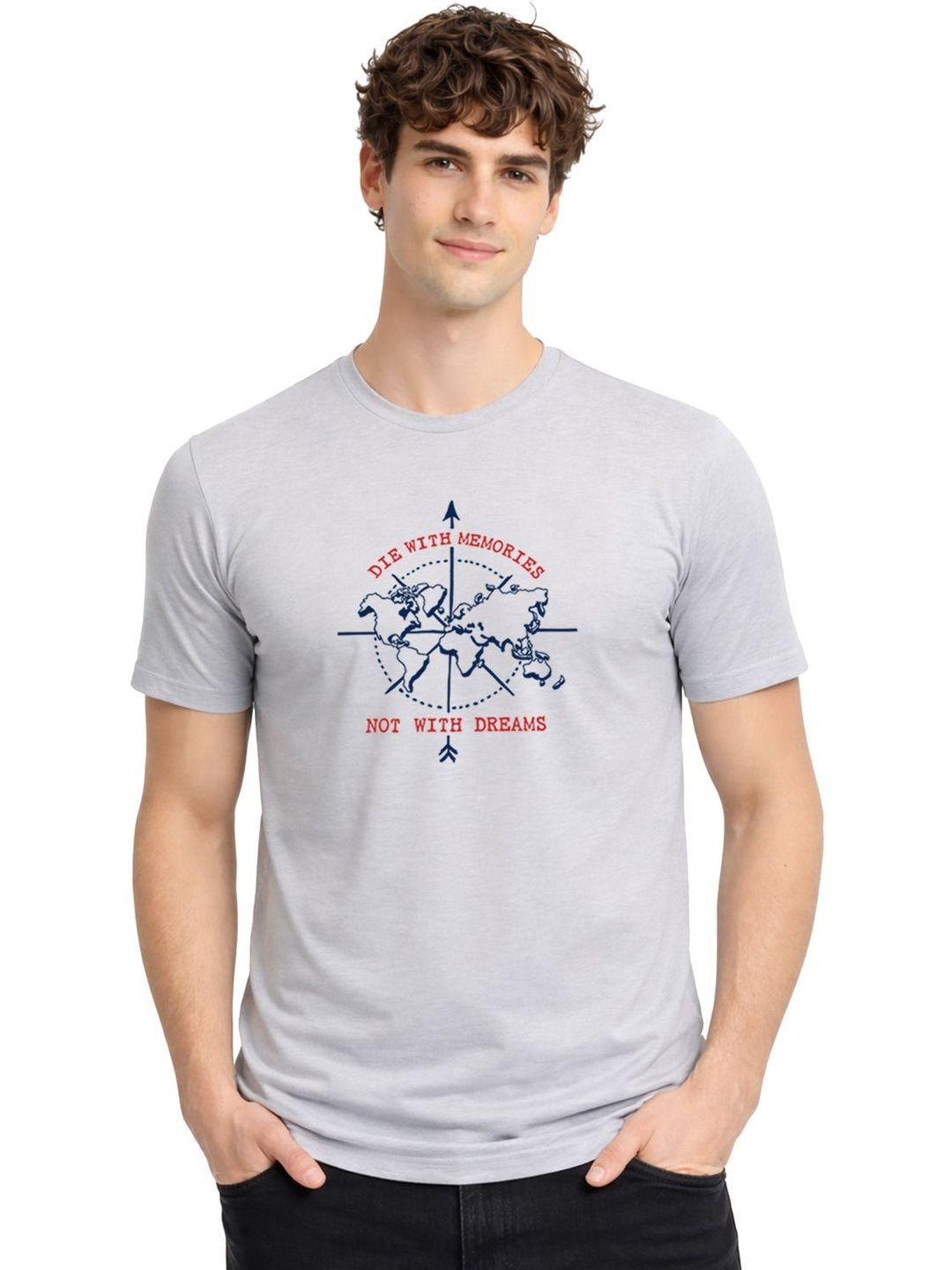 ADRO Men Printed T-shirt
