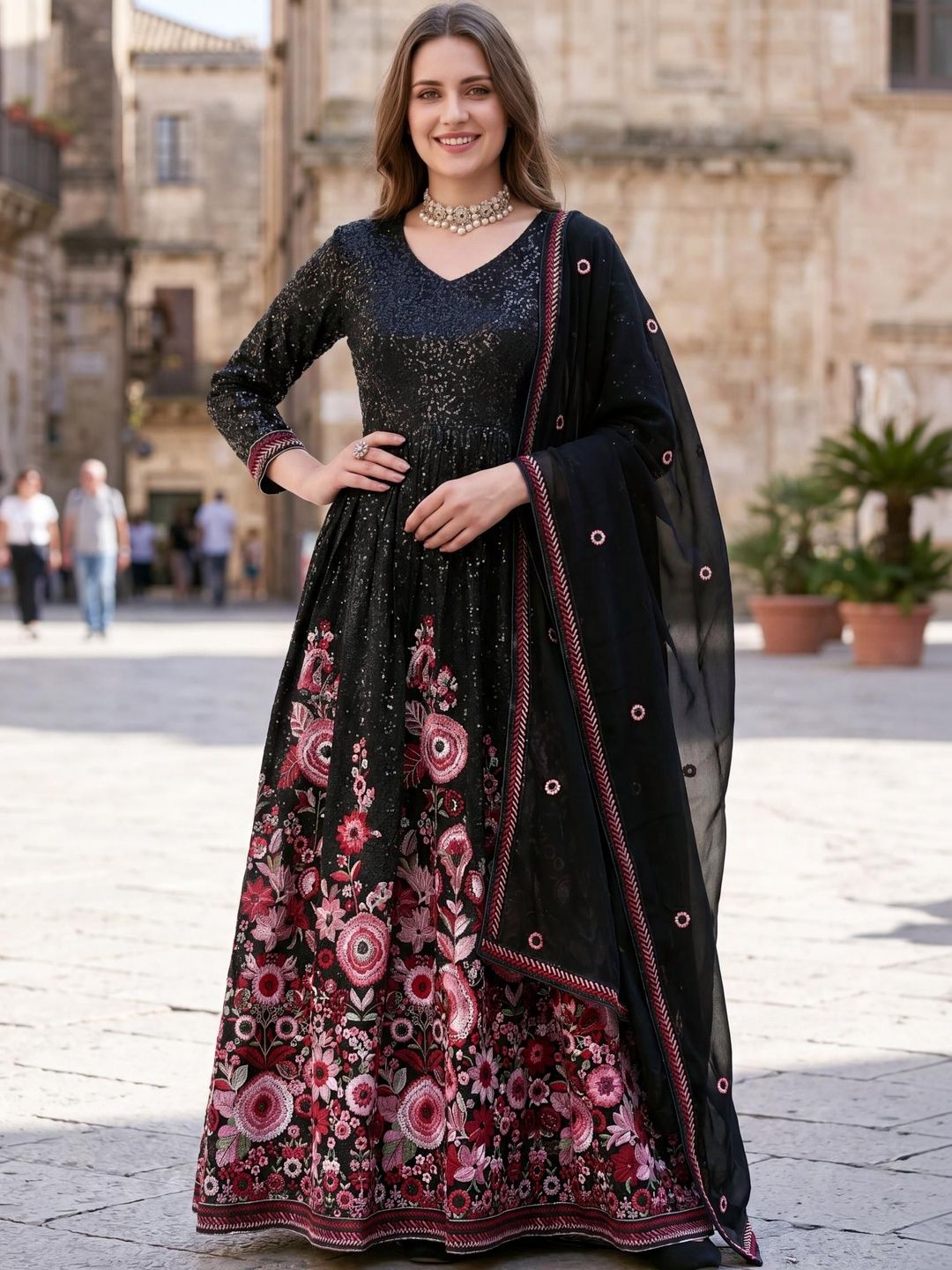 Dupatta Dresses Dress - Buy Dupatta Dresses Dress online in India