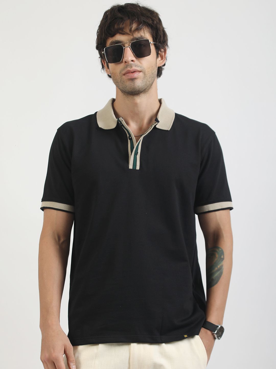 Maniac Men Polo Collar T-shirt
